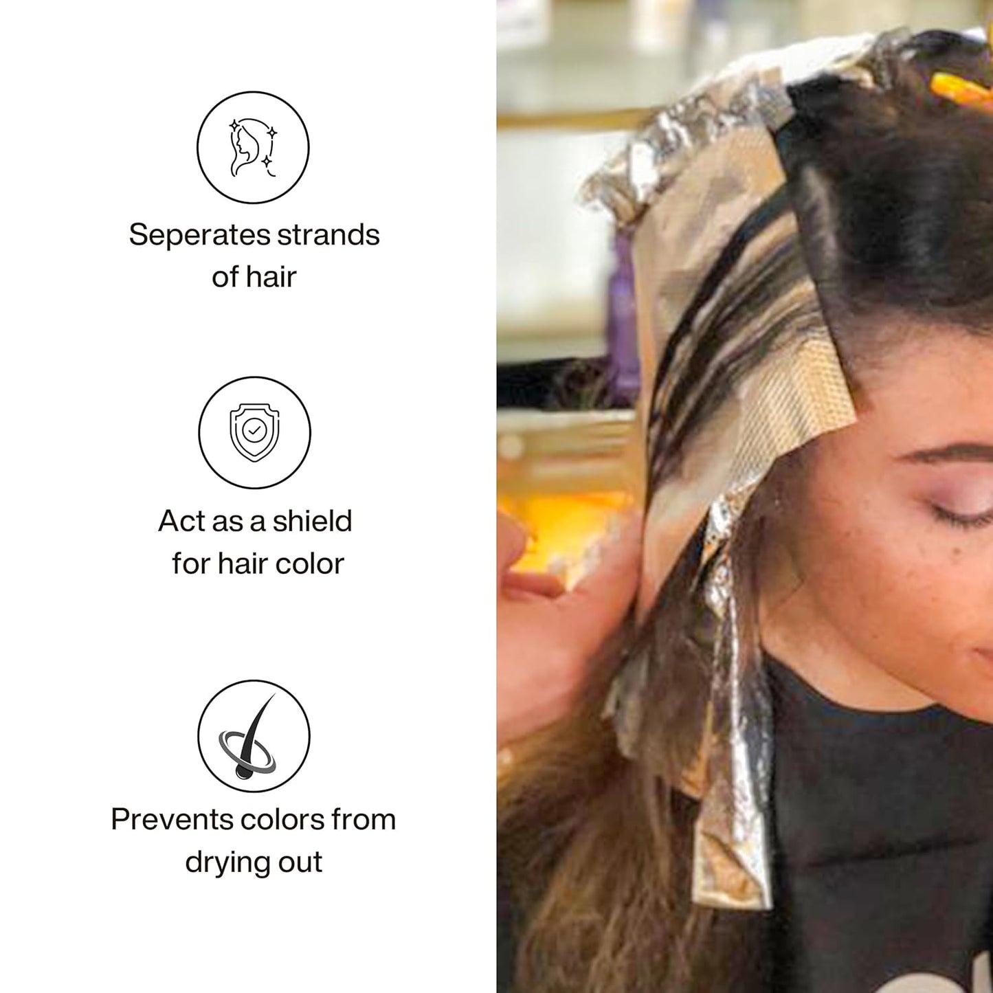 GK Hair Pop-up Foil with Box of 250 Sheets for Hairs Coloring β Premium Silver Aluminum Foil for Hair Highlighting, Coloring, and Dyeing