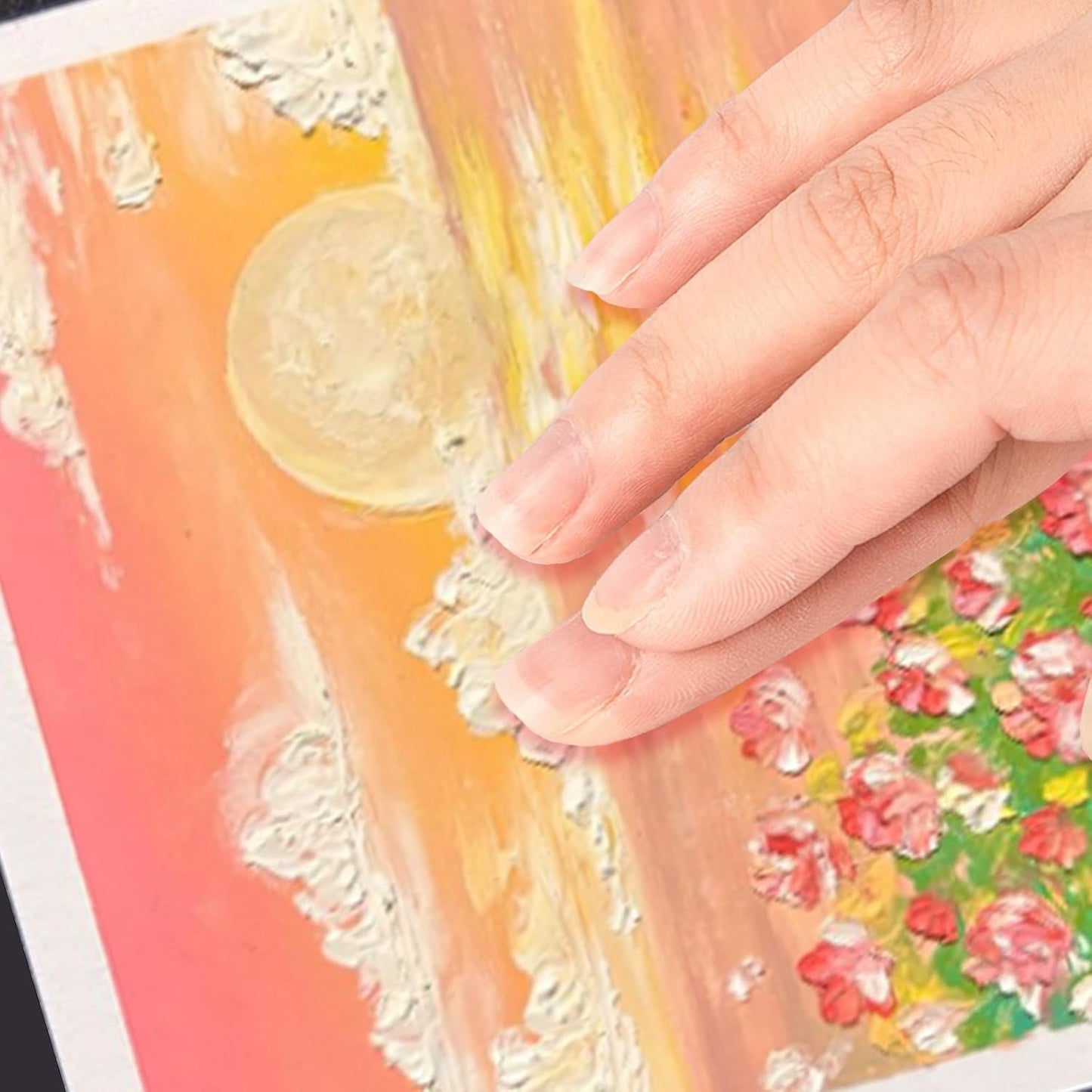 qianshan Soft Oil Pastels 12pc Set of 6 Assorted Colors,Non Toxic,Soft Texture Vibrant and Creamy Oil Crayons Pastels Art Supplies For Professional Artists Beginners Drawing.Skin