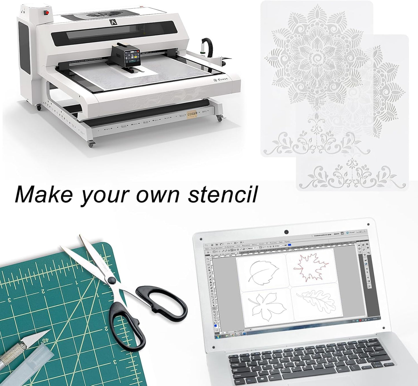 4 mil 12inchs x 40ft Rolls Transparency Blank Template Material Acetate,Clear Sheet Mylar Stencils for Cutting Paper