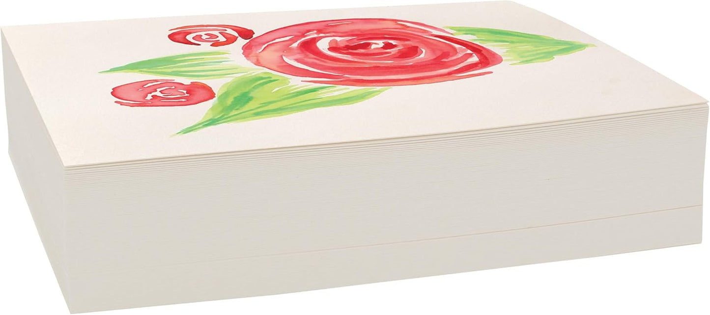UCreate Watercolor Paper, White, 90 lb., 6" x 9", 200 Sheets