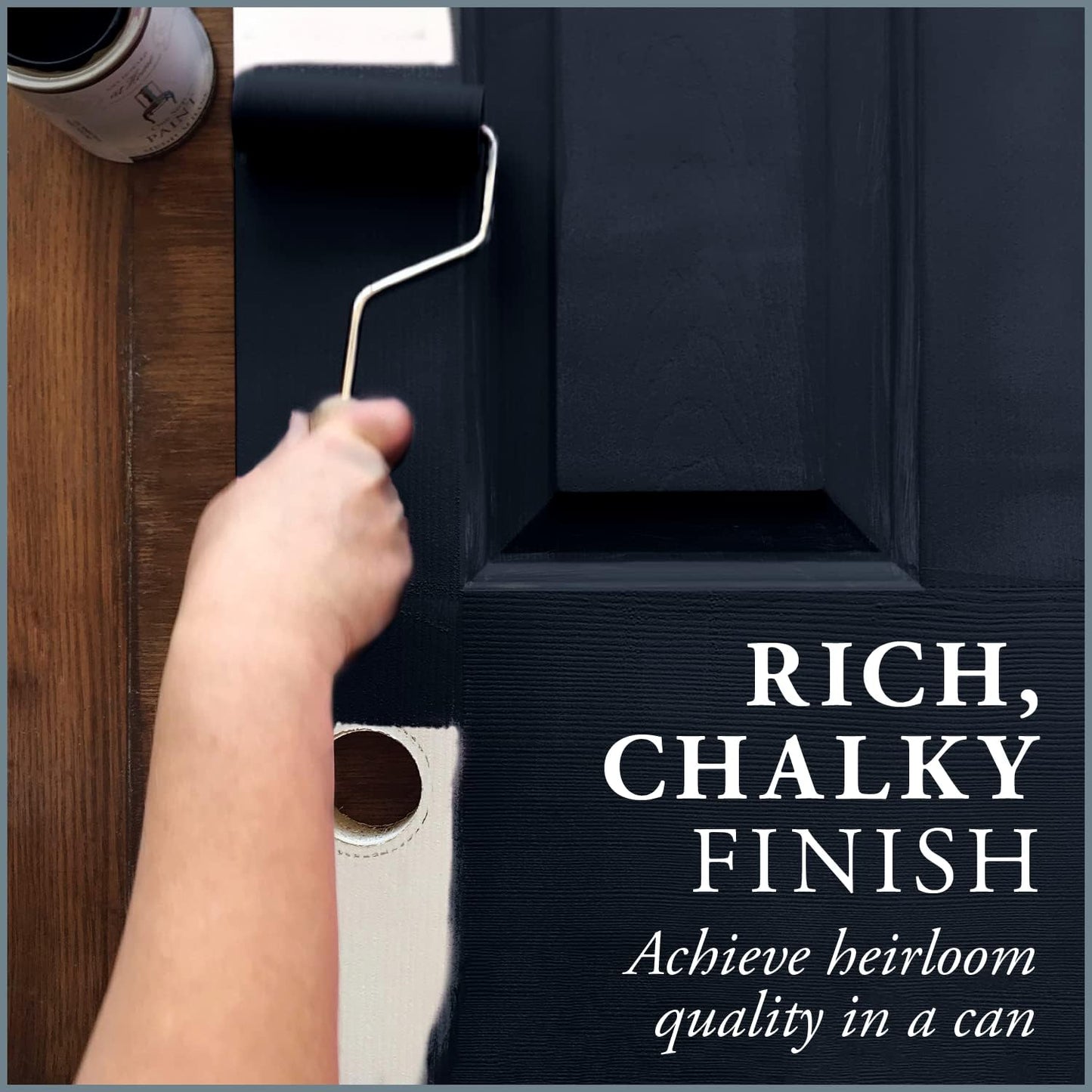 AMY HOWARD AT HOME Chalk-Based One Step Paint for Furniture, Cabinetry, Decor, Finish, and More | No Stripping, Sanding, or Priming | Dark Base | 32 Ounce | Midnight Dreams