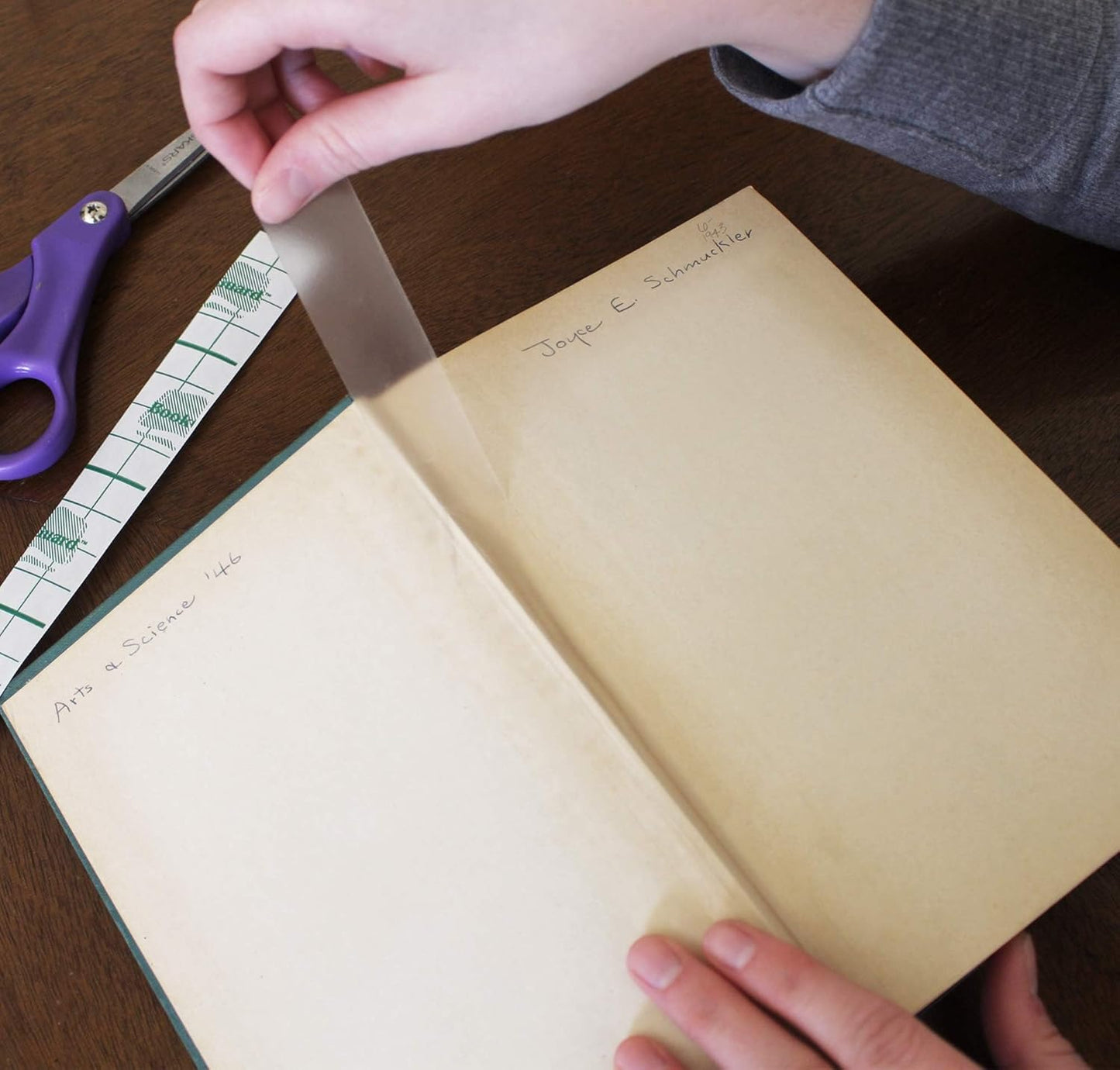 BookGuard 1 inch Clear Vinyl Roll Bookbinding Tape Archival Book Tape Repair Book Spine Book Repair, Clear, 10 Yard per Roll - Case of 5