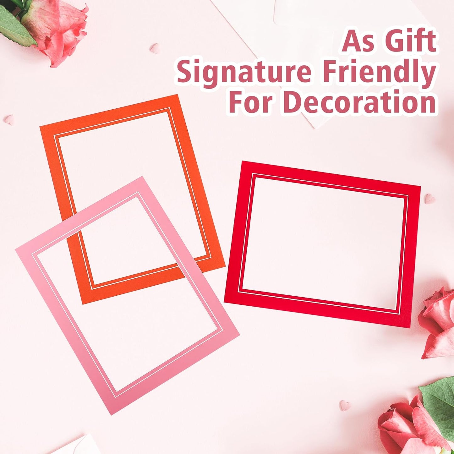 HOTUO 10 Pack Colorful 11x14 Picture Mats, Pre-Cut 11x14 Picture Frame Mat with Ivory Core Bevel Cut for 9x12 Photo, Signature Friendly 4 Ply Thickness Photo Mat for Frames (Colorful with V-Groove)