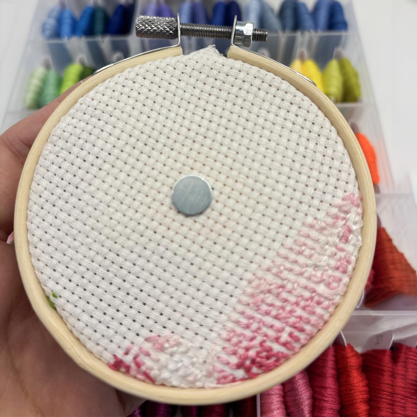 Black Cat Magnetic Needle Minder for Cross Stitch – Strong Needlepoint Holder, Embroidery Sewing Magnet – Secure & Decorative Needle Minders for Stitching & Crafting (Cat)