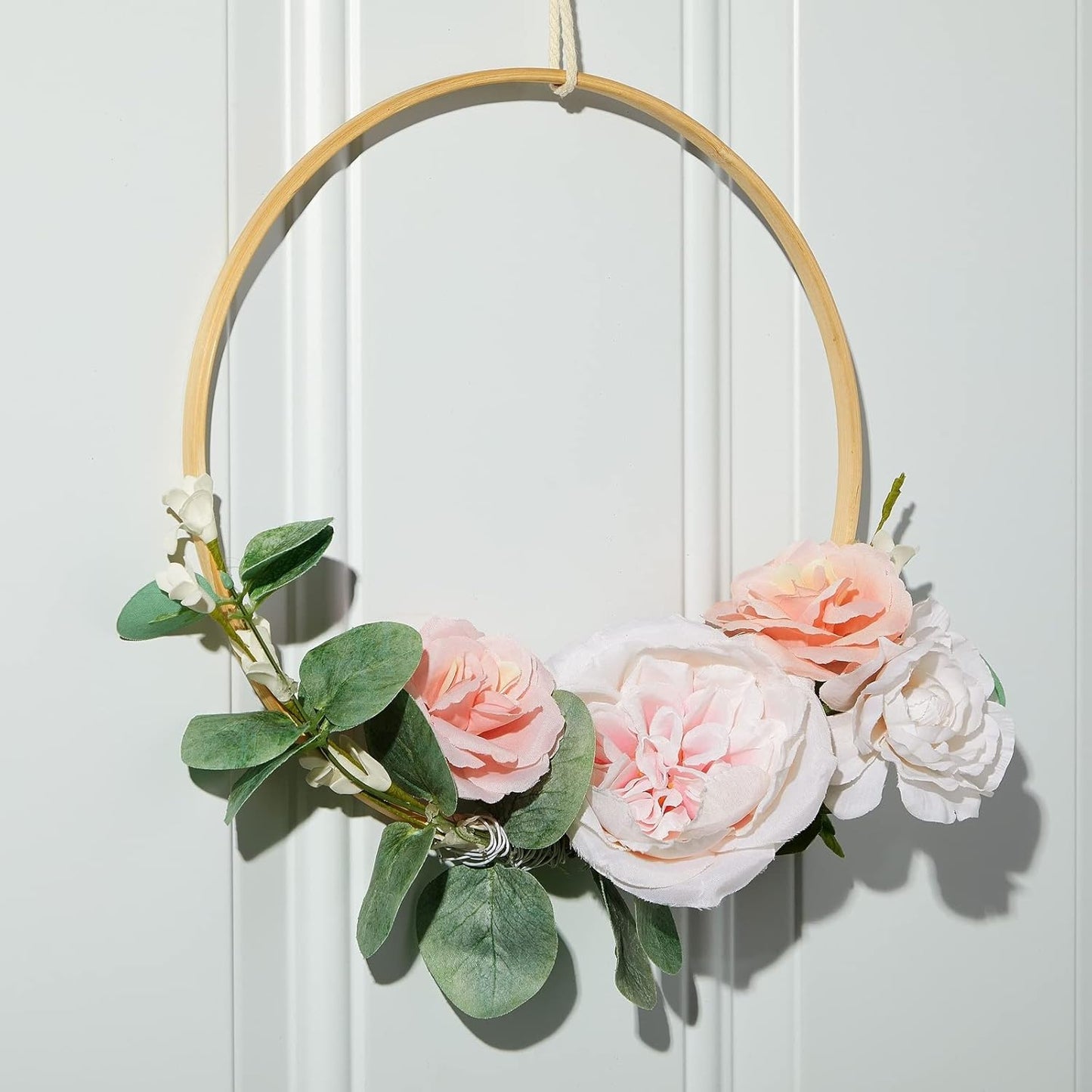 Juvale 300 Pieces White Floral Wire Stems - 22 Gauge, 16 in Length - Flower Wire for Crafts (Pack of 2)