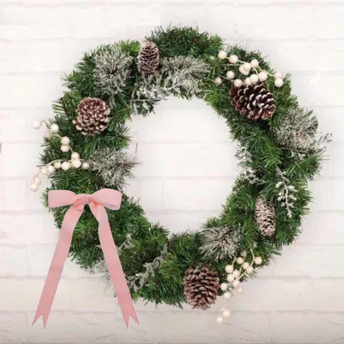 15 Yards Velvet Ribbon 1 Inch Single Face Pink Velvet Ribbon Spool Prefect for Wedding, Ribbons for Gift Wrapping, Vintage Christmas Decor Tree Ornaments Wreath Hair Bows, Ribbons for Crafts