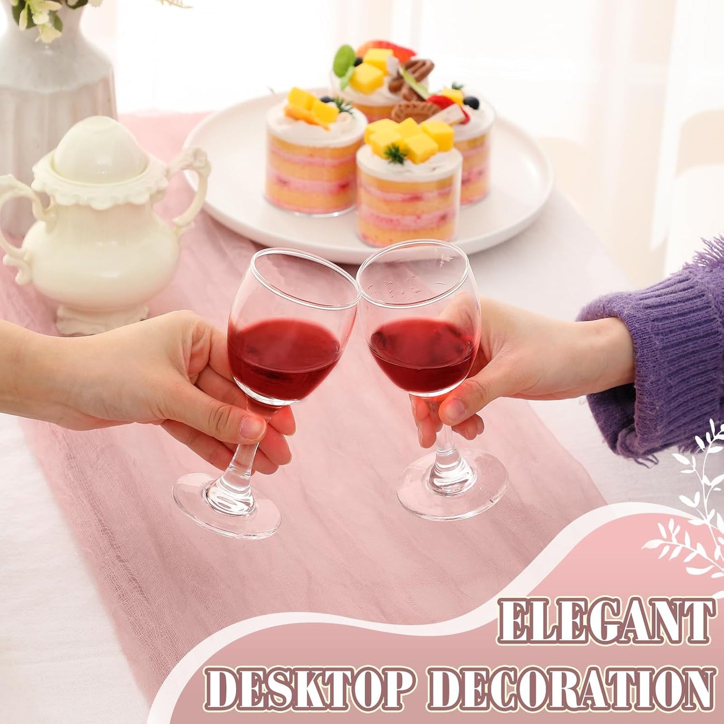 Boao Halloween Cheese Cloth 35.43 x 393.7 Inch Pink Cheesecloth Roll for Crafts Large Cotton Muslin Gauze Fabric for Halloween Outdoor & Indoor Spooky Decoration