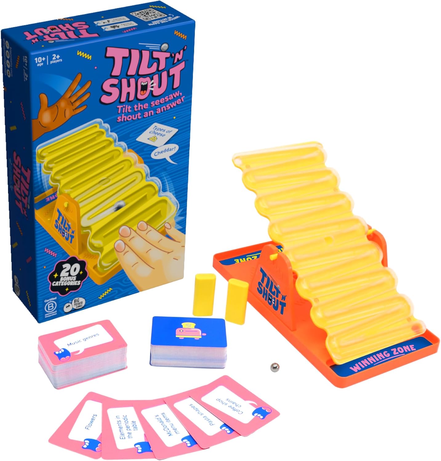 Party Game Bundle – Herd Mentality & Tilt ’N’ Shout | Fun Family Board Games for Adults, Teens & Kids | Fast-Paced, Easy-to-Learn Games for Parties & Game Night