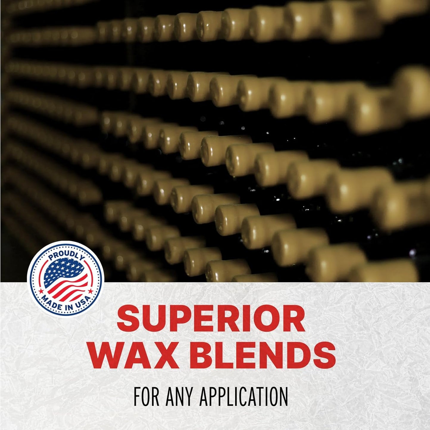 Blended Waxes, Inc. Bottle Sealing Wax, Pastille Wax Seal Beads For Wine, Beer, and Liquor Bottle Sealing, Seals Between 25-30 Bottles, 1 lb, Honey