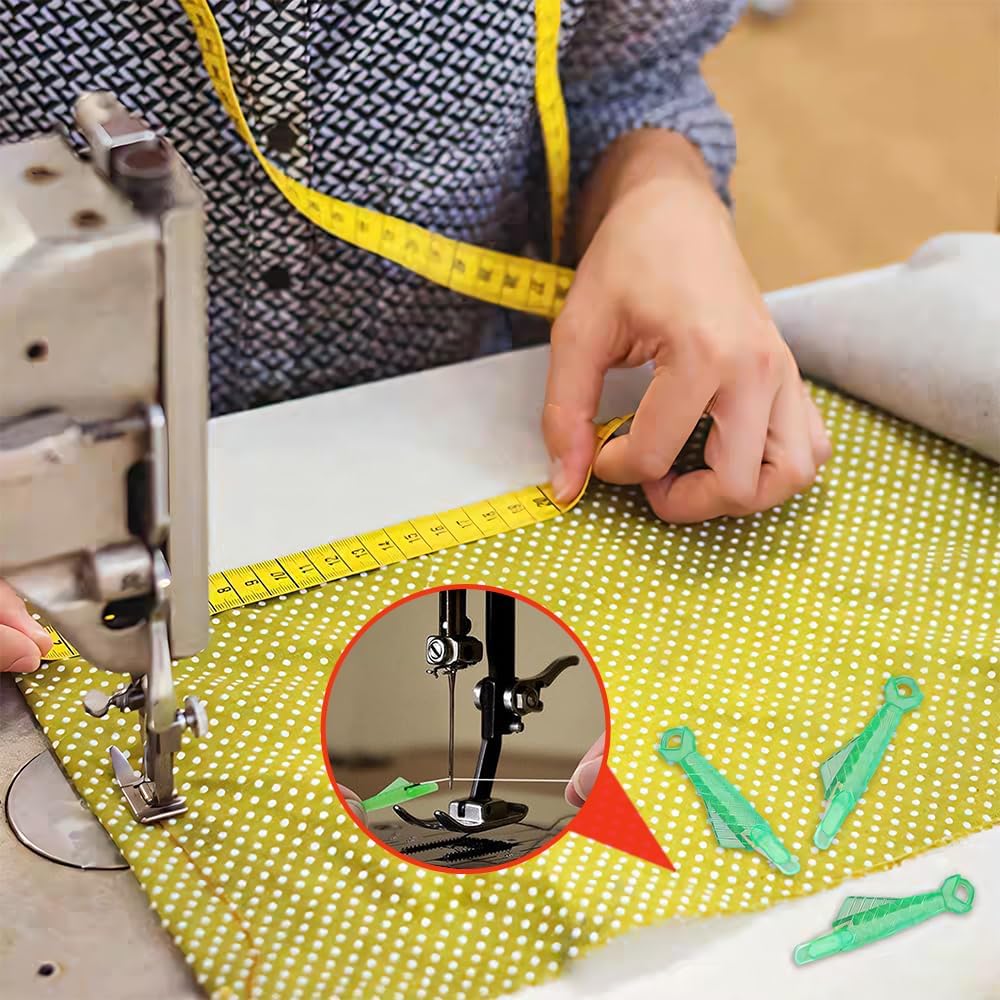 Automatic Sewing Needle Threader, Fish Type Sewing Machine Needle Threader, Simple Hand Sewing Needle Sewing Tool Set for Sewing Supplies (20 pcs)