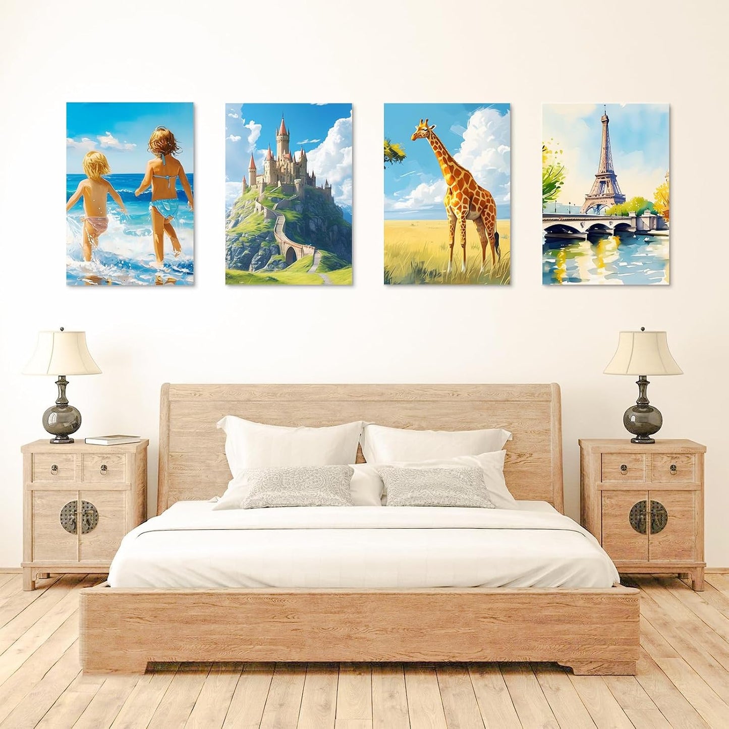 ESRICH Canvases for Painting 8x10, 160 Pack Canvas Boards for Painting Cotton Primed Acid Free Blank Canvas Panels for Oil Paint, Watercolor, Acrylic Paint, Gouache and Tempera.