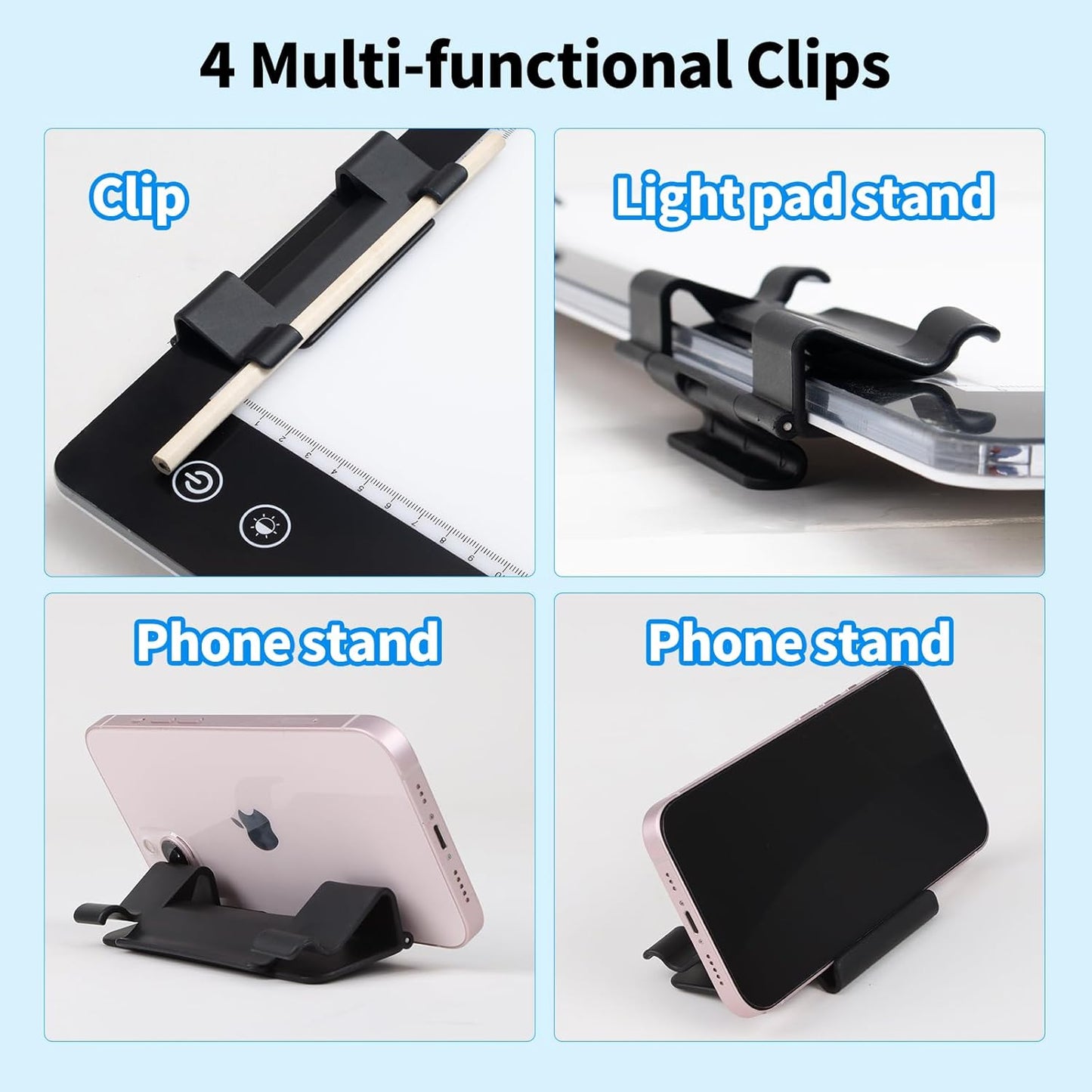 Rechargeable A1 Light Box (35.4''x23.6''), 3-Color Light LED Light Pad for Tracing, Large Diamond Painting Light Board, 6 Levels/Stepless Dimming Light Table for Drawing, Sketching, Animation