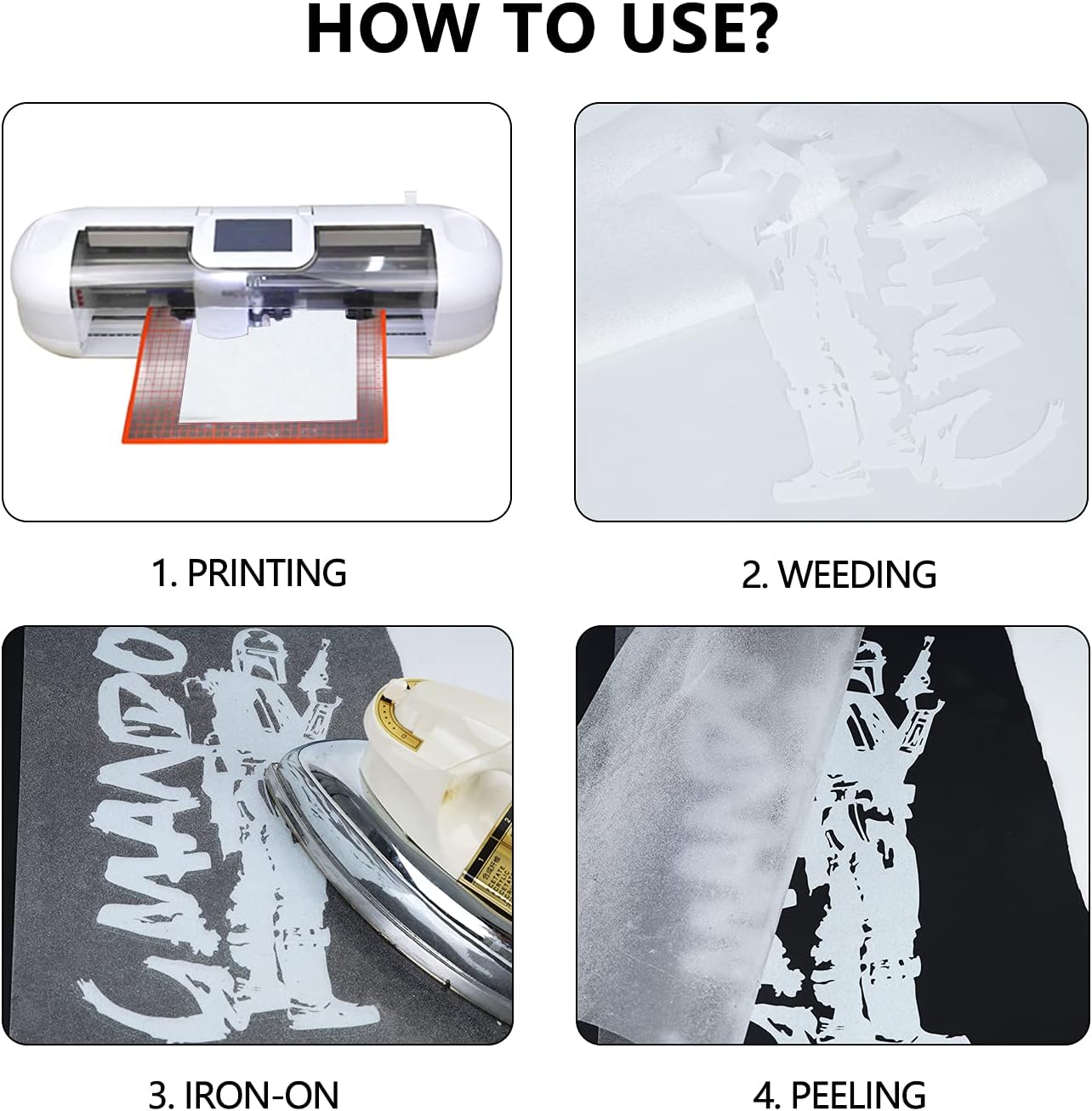 guangyintong Glitter White Heat Transfer Vinyl HTV Rolls, 12" x 8ft Iron on Vinyl for T Shirts Glitter White HTV Vinyl for All Cutter Machines Easy to Cut & Weed for Heat Vinyl Design