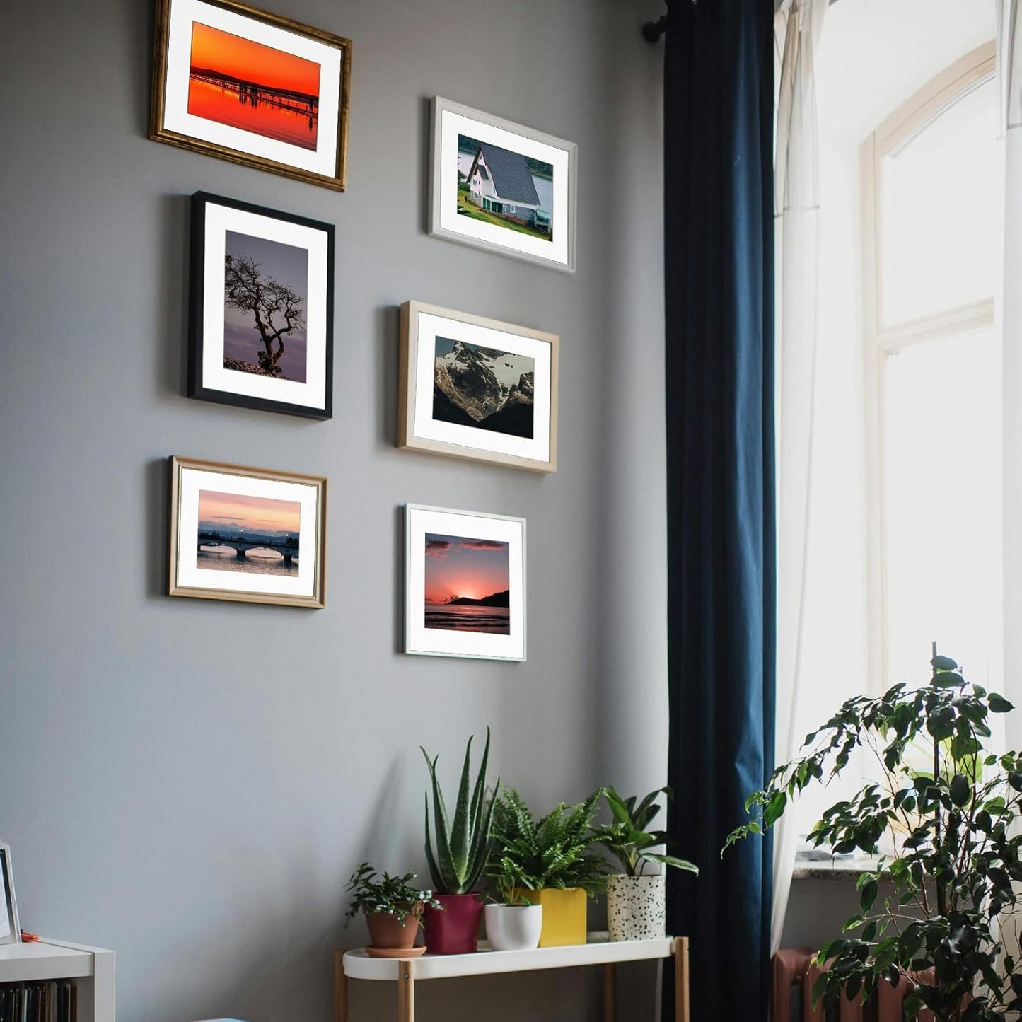 18 Pack Picture Mats, 8x10 for 6x8 Picture Frame Mats, Acid Free Core Bevel Cut Picture Frame Mattes for Photos Artworks Prints (White)