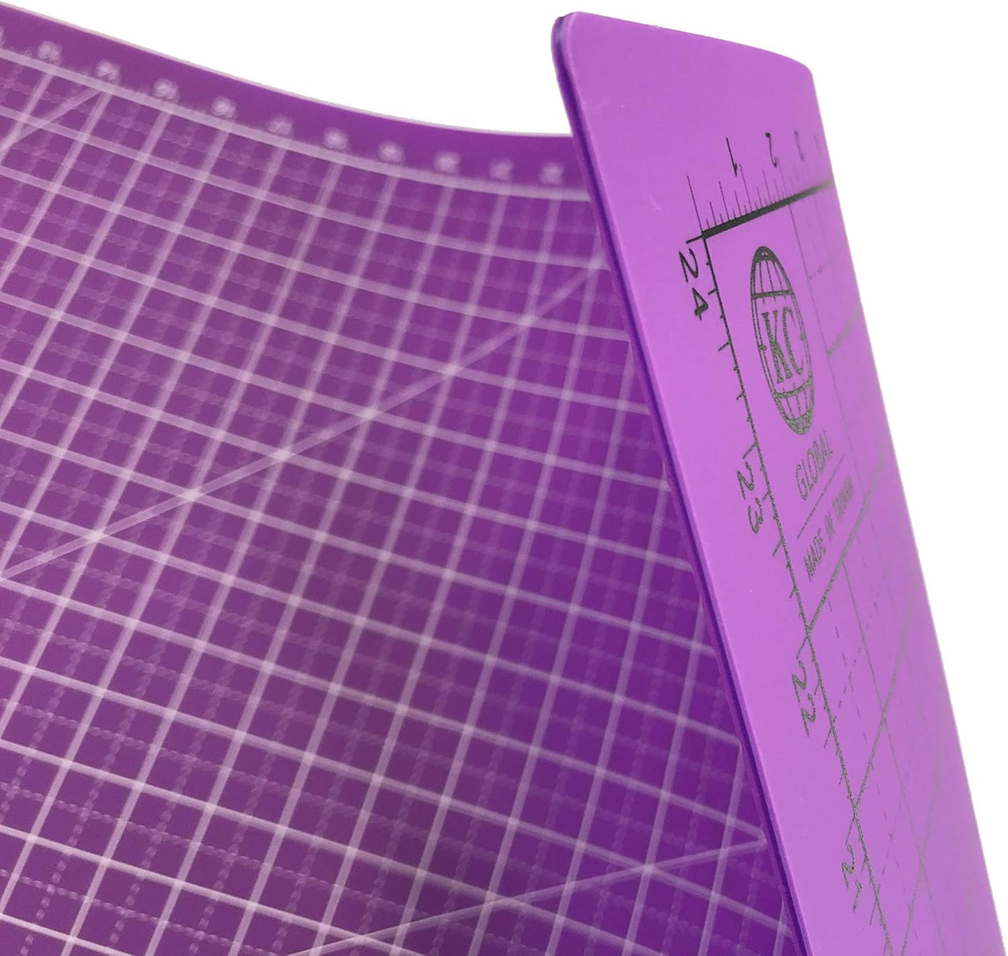 KC GLOBAL A1 (38"x26") Professional Grade Self-Healing Cutting Mat (Purple) - Odor-Free, Reversible, Eco-Friendly, Durable Bright Surface. Premium Desk Mat for Crafters, Quilters, and Hobbyist