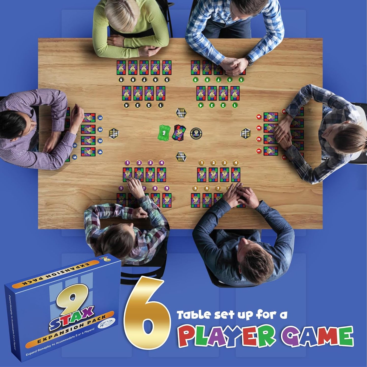 Card Game Expansion Pack – Family-Friendly Card Game – Fun for Kids, Teens & Adults – Expands Game Play to 6 Players – for Game Night, Family Night, Parties (Expansion Pack)…