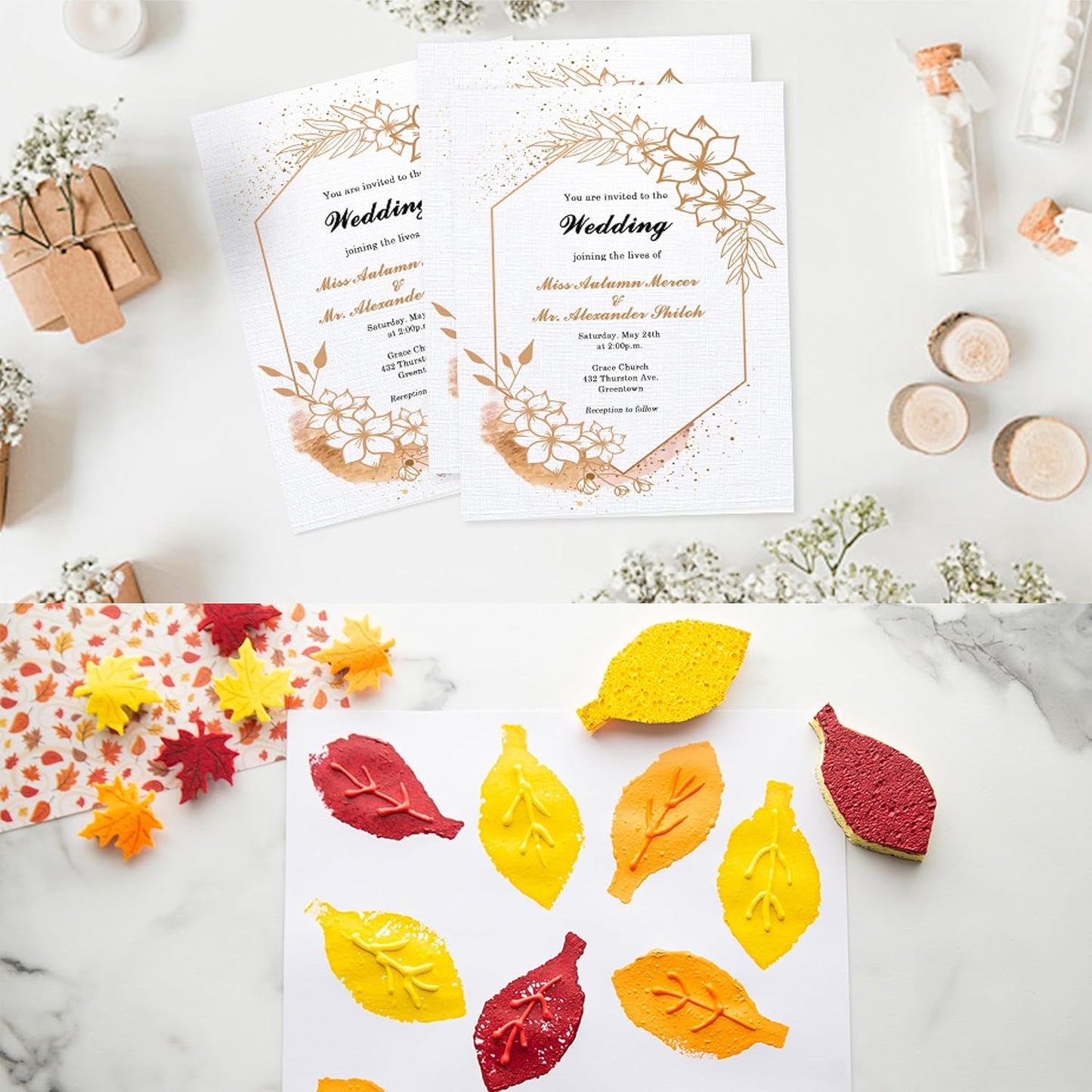 White Cardstock Thick Paper 50 Sheets, 8.5" x 11" Heavyweight 92lb Cover Card Stock for Crafts and DIY Cards Making