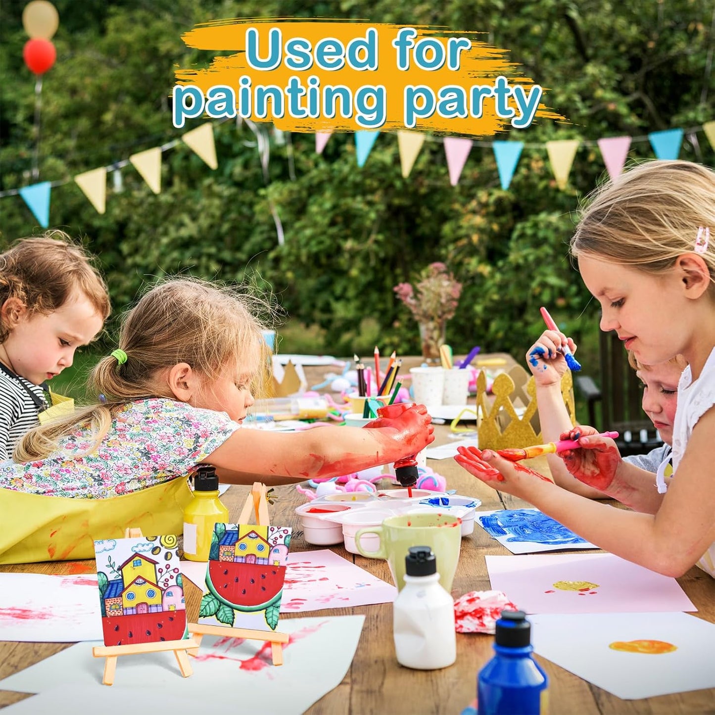 ESRICH Small Canvases for Painting, 5x7 Canvas for Painting 72 Pack, Mini Canvas Primed Acid-Free Blank Painting Canvas Panels for Oil, Watercolor, Acrylic Paint.