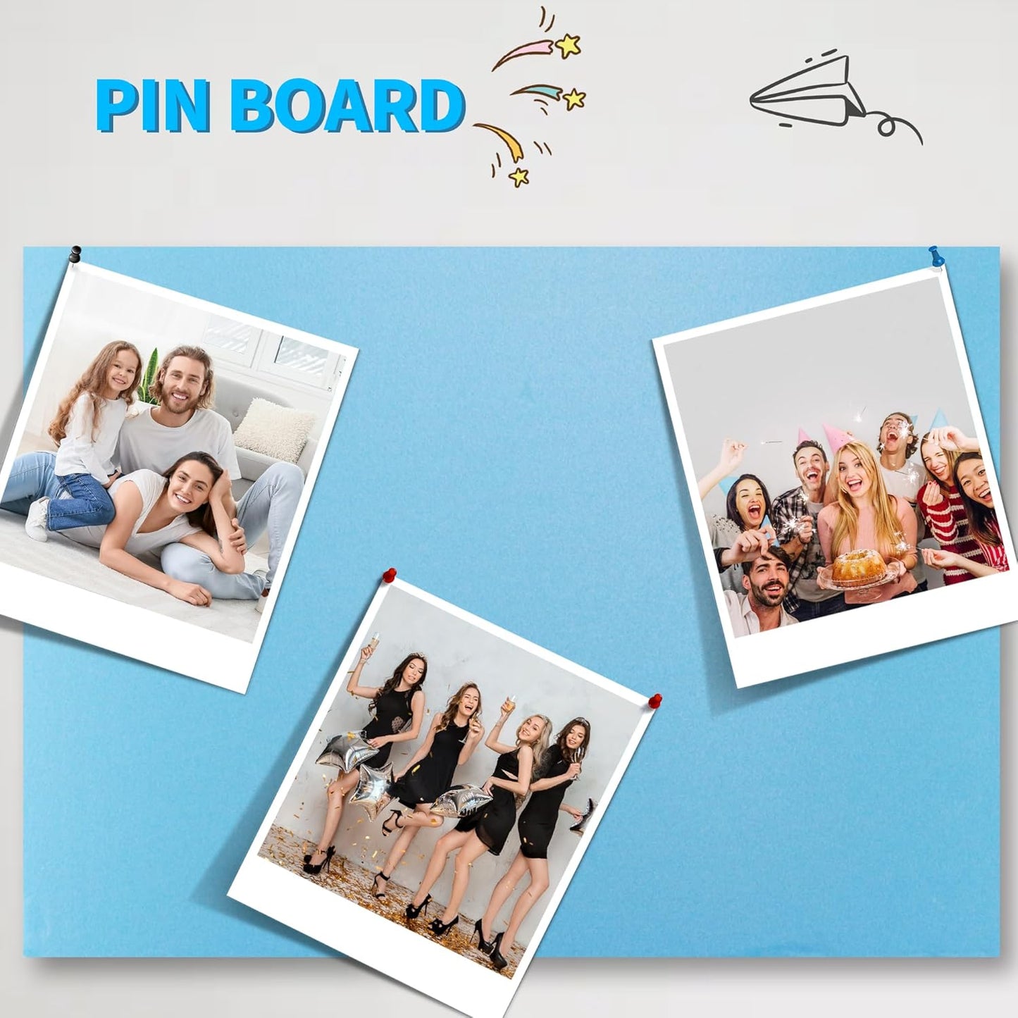 LuckyFoam Blue 5 Pack 15x12x1.5 inch Foam Sheets 1.5 Inch Thick Polystyrene Rectangles XPS Foam Board Craft for Insulating DIY Modeling Art Supplies