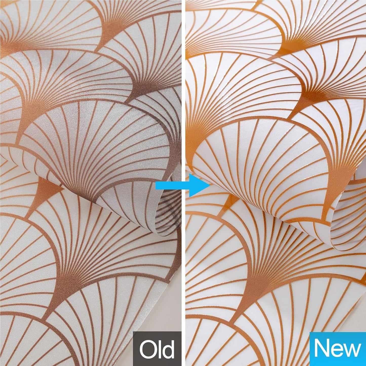 DKTIE Geometric Art Stained Glass Window Film Bathroom Window Privacy Film Frosted Glass Static Clings Non Adhesive with Installation Tools, Modern Home Improvement Style (S117, 17.7'' x 78.7'')