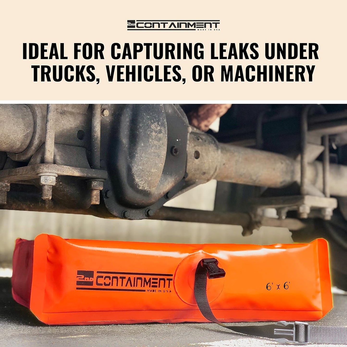 Folding Duck Ponds (Orange, 6' x 6') Foam Core Side Wall - Manufactured in The U.S.A.