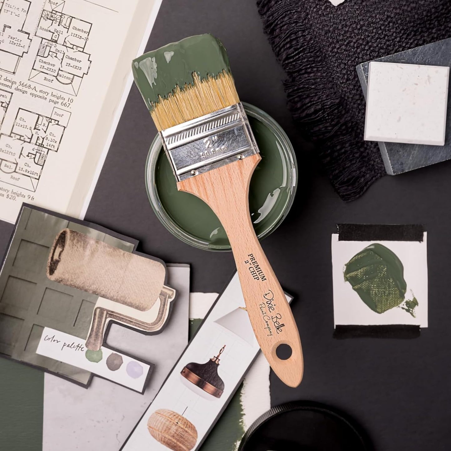 Dixie Belle Paint Company Chalk Finish Furniture Paint – Briar Patch (32oz) – Matte Chic Chalk Mineral DIY Furniture Paint