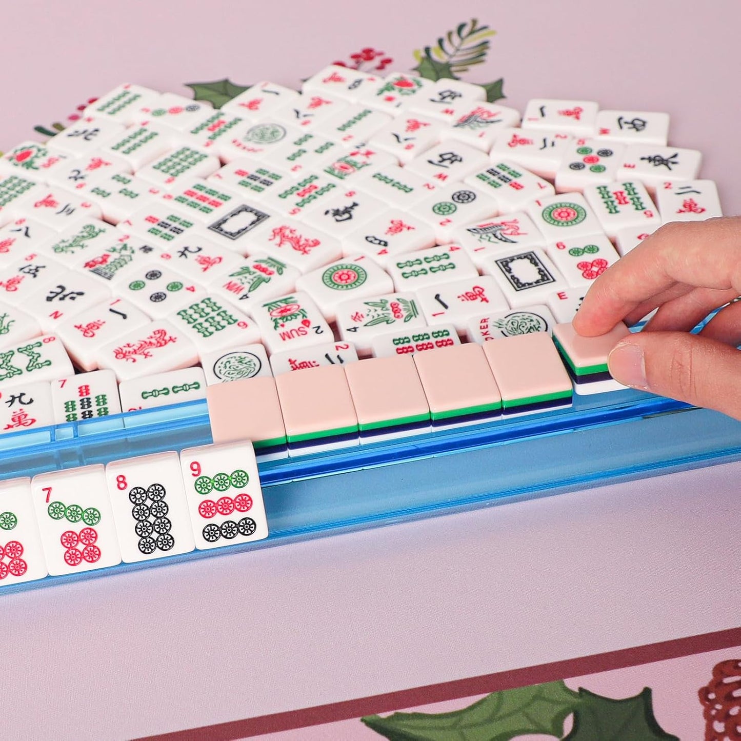 American Mahjong Tiles Set with 166 Quality Acrylic Tiles (1.2", Tiles Only), Mahjongg Game Set