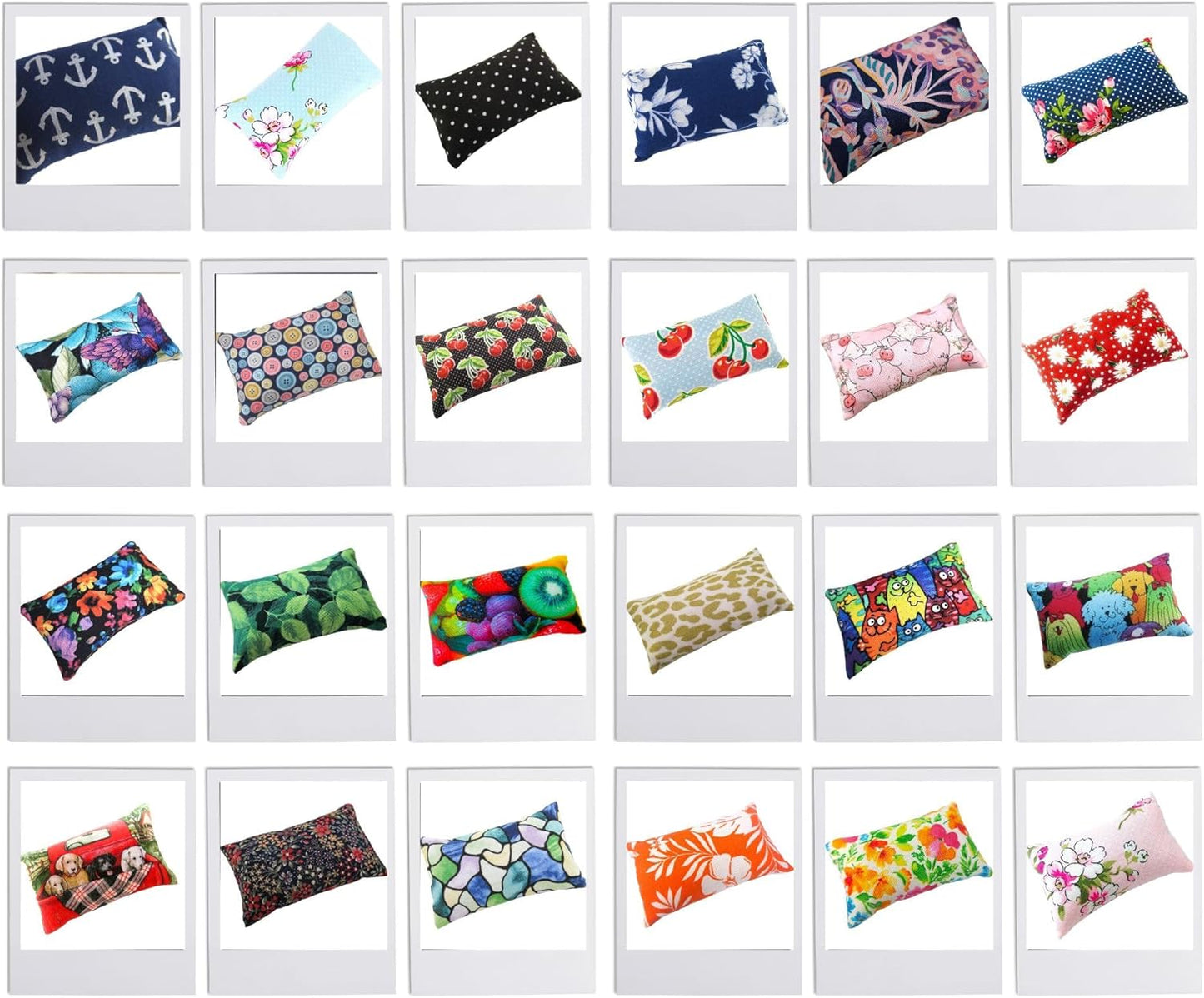 Nakpunar Emery Pincushion for Sewing, Quilting, Needlework - Pin Cushion Filled with Abrasive Turkish Emery Sand - Handmade in USA (White Floral Design on Navy Blue Background)