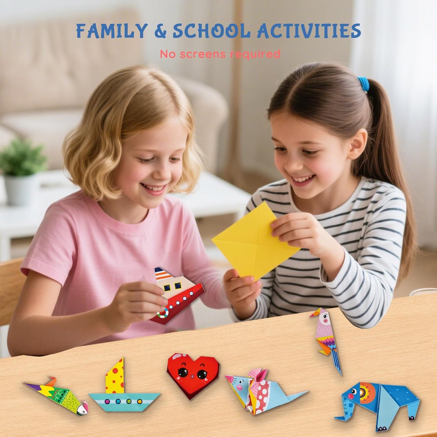 Origami Kit for Kids Ages 5-16, 212 Sheets with 72 Patterns & Instruction Book | Origami Paper Kit for Beginners & Advanced | Arts & Crafts Toys for Girls & Boys Ages 8-12 | Birthday & Christmas Gifts