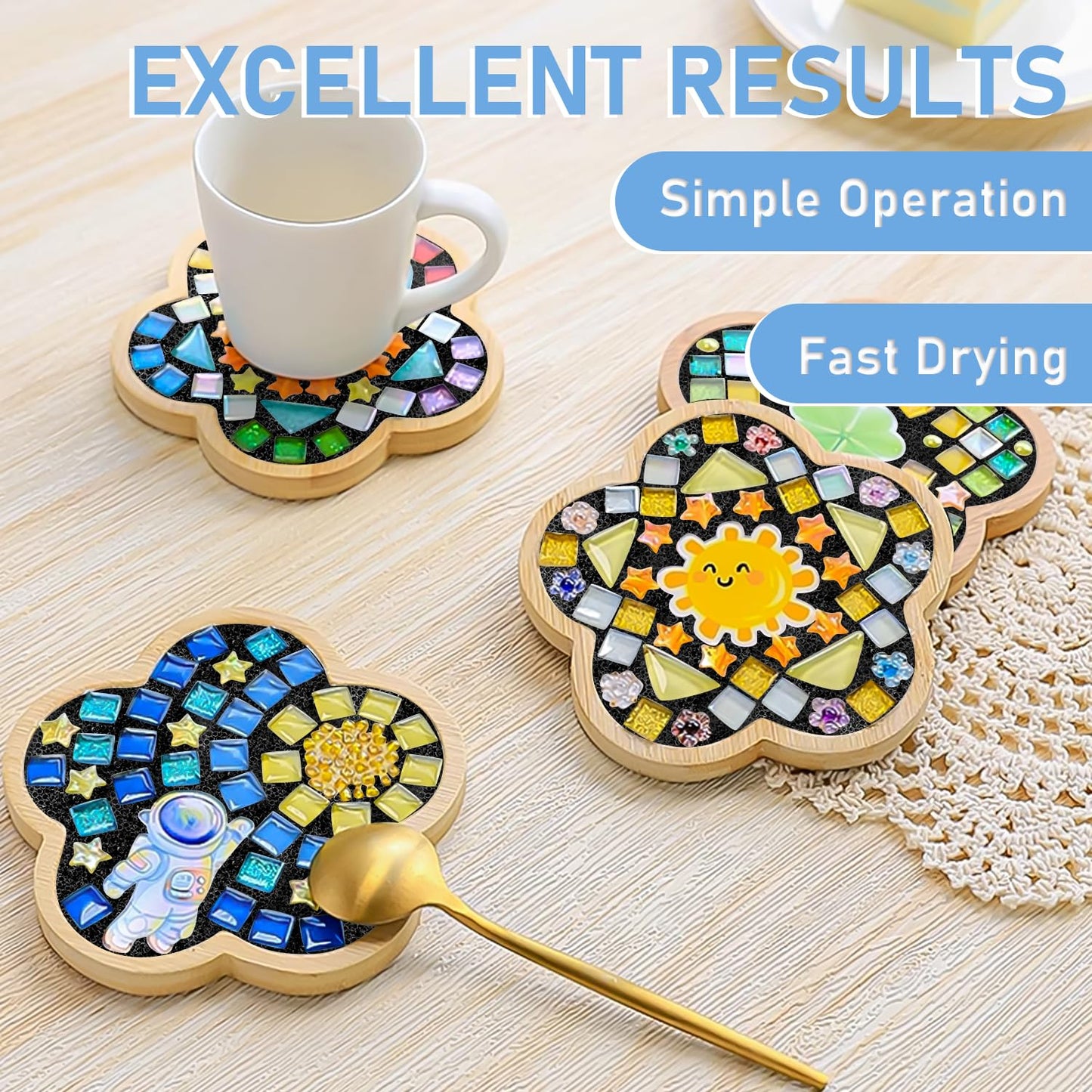 Mosaic Crystal Grout, Mosaics Tile Tools, Mosaic Tile Accessories – Essential for Handmade Grouting and Perfect for DIY Craft Projects (Black, 8.8oz)