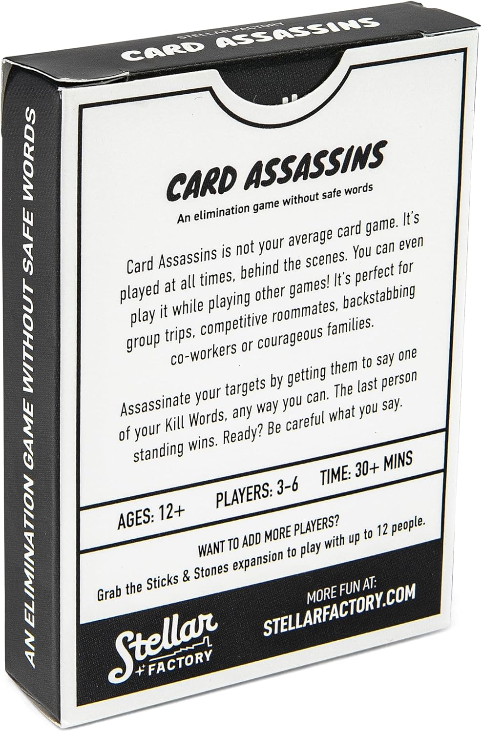 Stellar Factory Card Assassins: A Party Game Without Safe Words