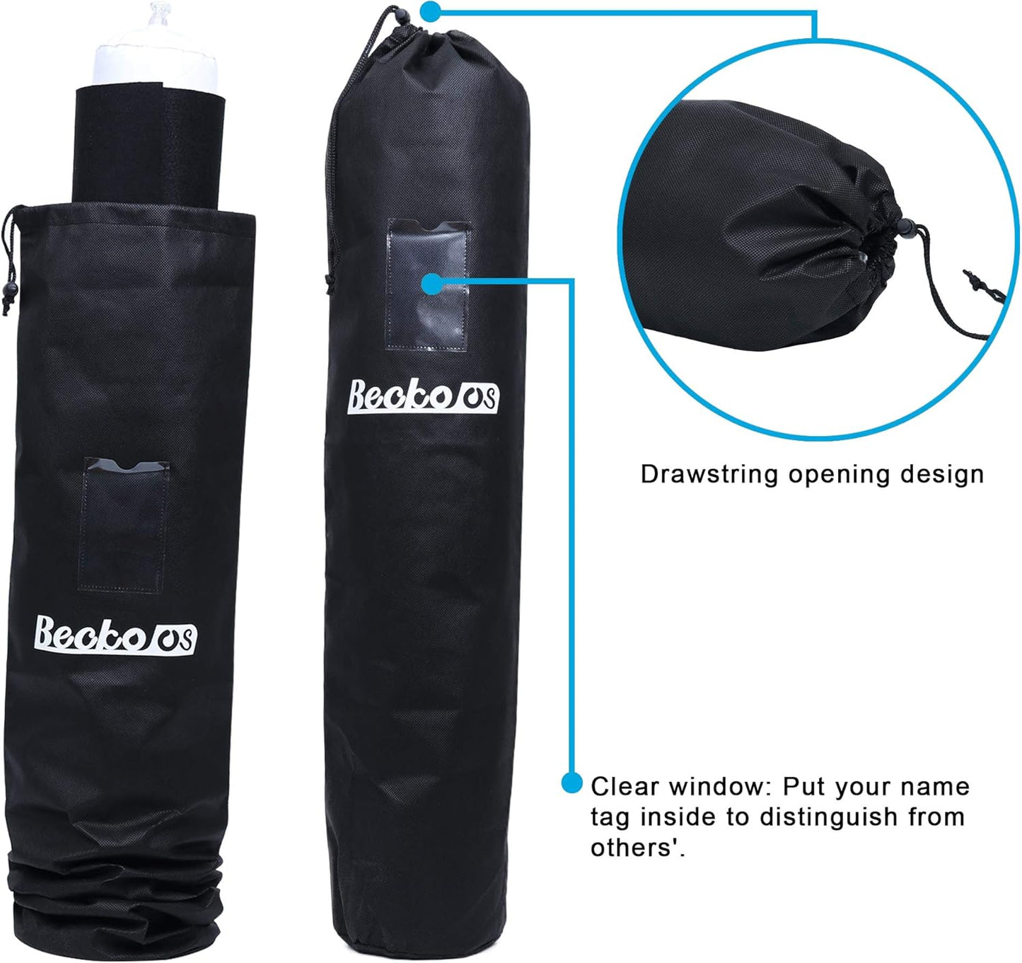 Becko US Puzzle Mat Roll Up with Drawstring Storage Bag, Felt Rollup Mat for Easy Transport & Storage, Portable Puzzle Board Puzzles Saver Keeper for Jigsaw Puzzles Up to 1500 Pieces