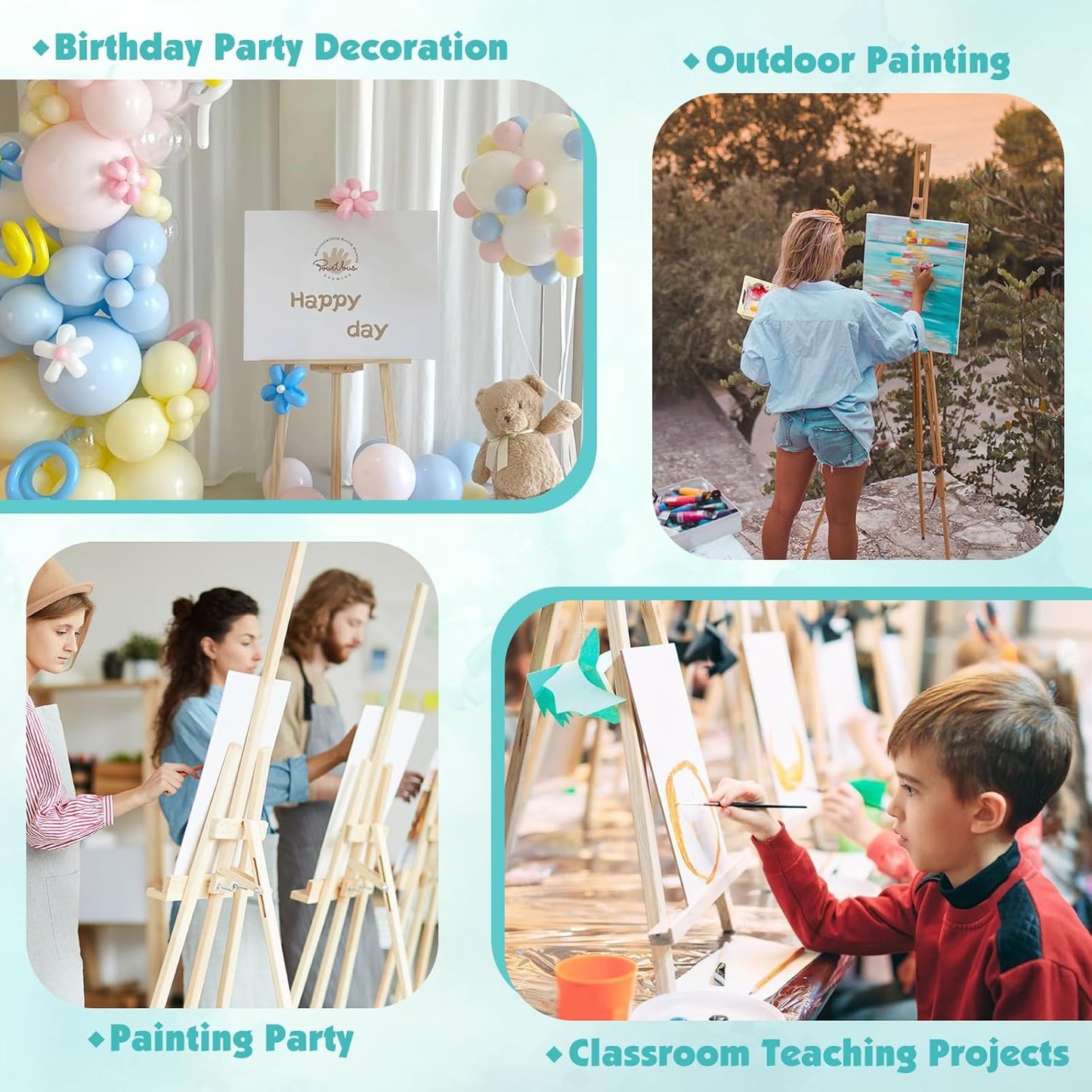 ESRICH Professional Linen Canvas for Painting, 5 Pack Linen Canvas Panels 11x14 Primed Acid Free Blank Canvas Boards for Painting for Artists, Painters