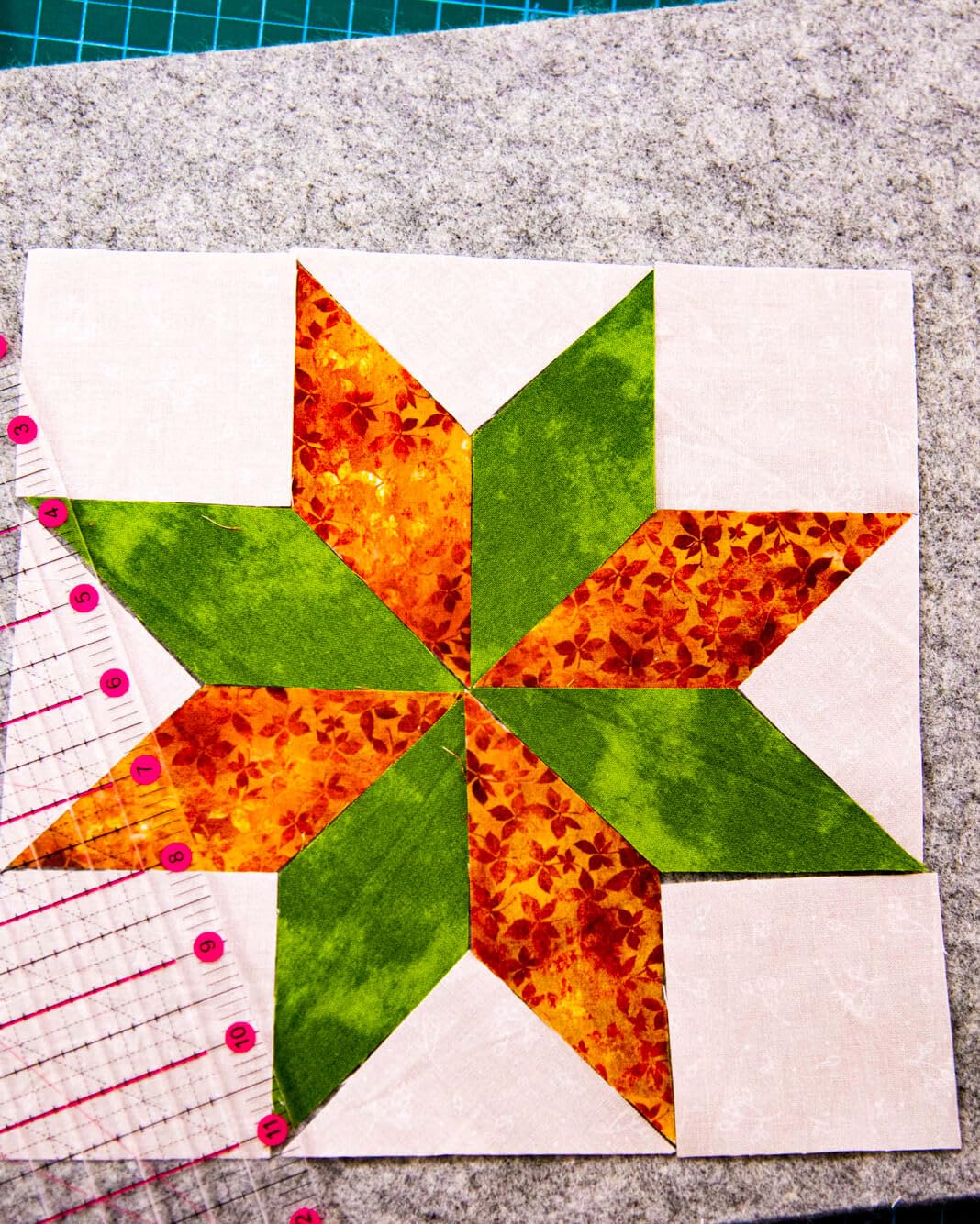 Quilting Ruler for Precise Fabric Cutting 11.5" x 10.5" Quilt Rulers Quilting Sewing Tools Slotted Rulers for Accurate Measurements and Easy Cutting Fabrics Pink