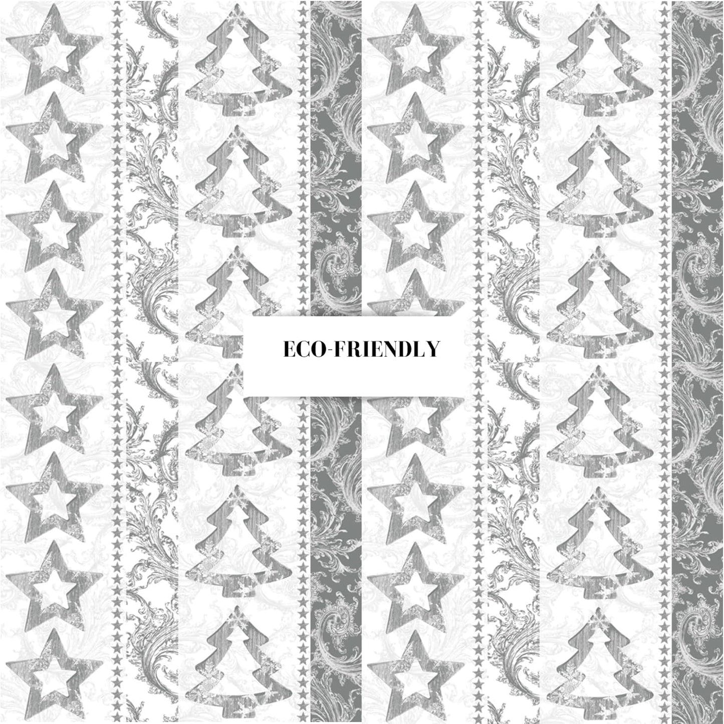 20-ct 13x13 Christmas Paper Decoupage Napkins, 3-Ply Servilletas Tissue Napkin for Dinner and Parties, Disposable Napkins (Trees Pattern)