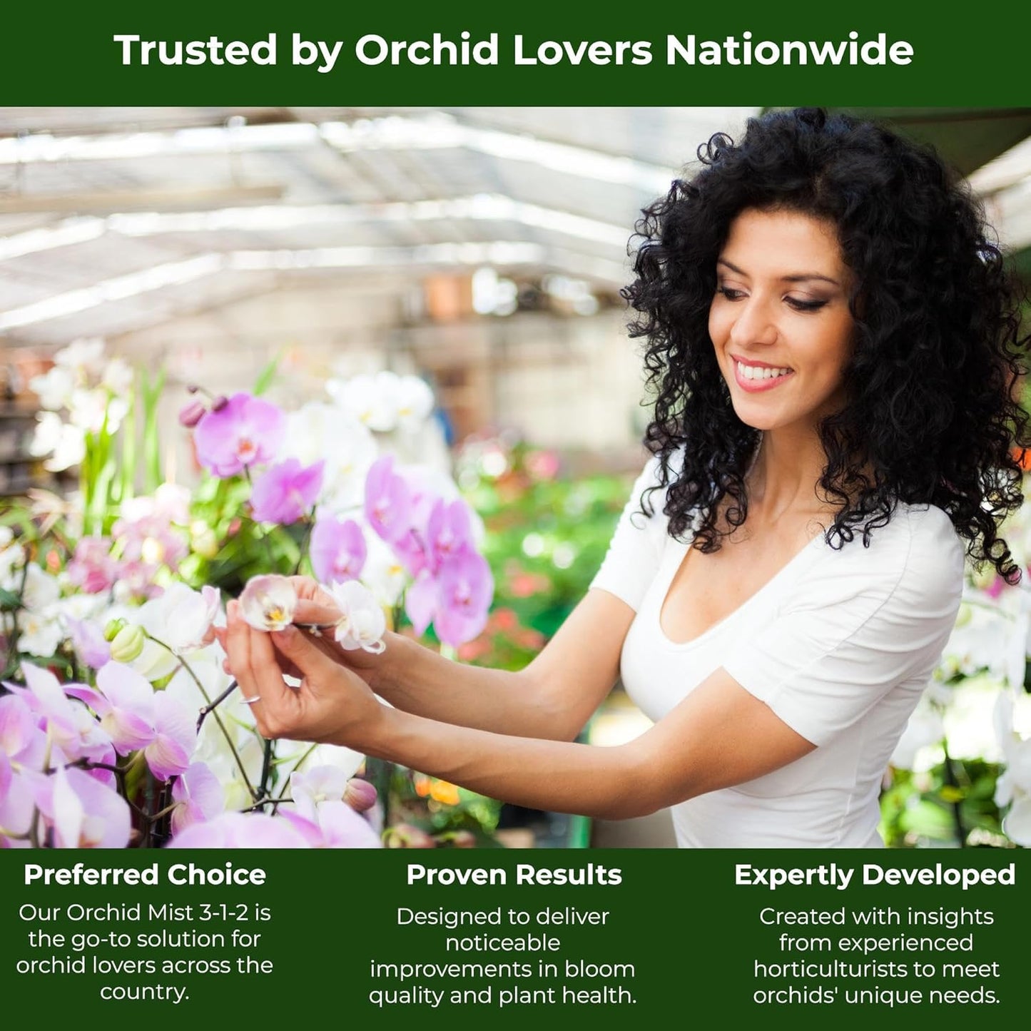 Premium Orchid Plant Food Mist β Orchid Fertilizer Spray β Orchid Food Fertilizer for Blooming β Orchid Plant Care Formula 3-1-2 β Ready-to-Use (16 OZ)