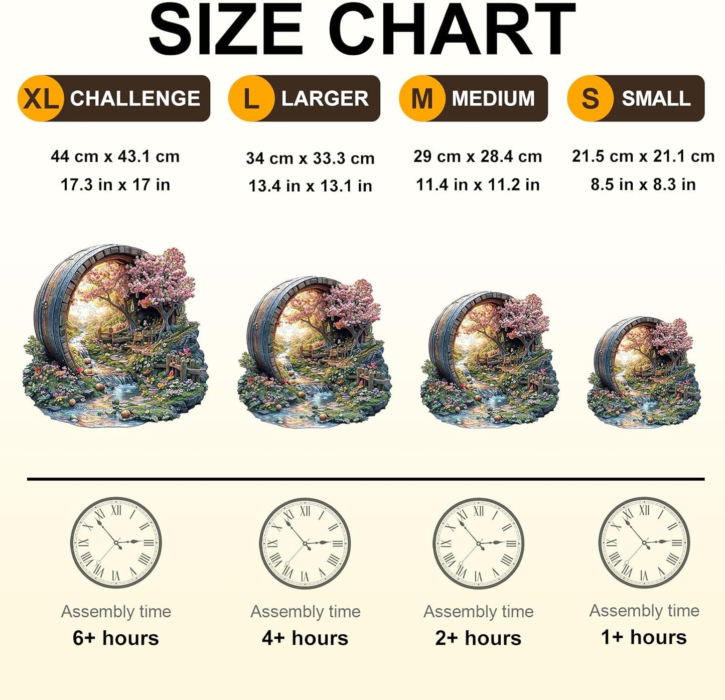 Wooden Puzzles for Adults, Spring Flower Wooden Jigsaw Puzzle for Adults, 100 Piece Unique Animal Shape Wood Puzzles Adult, Birthday Party Gifts for Friends & Family Game Home Decor (S-8.5 * 8.3in)