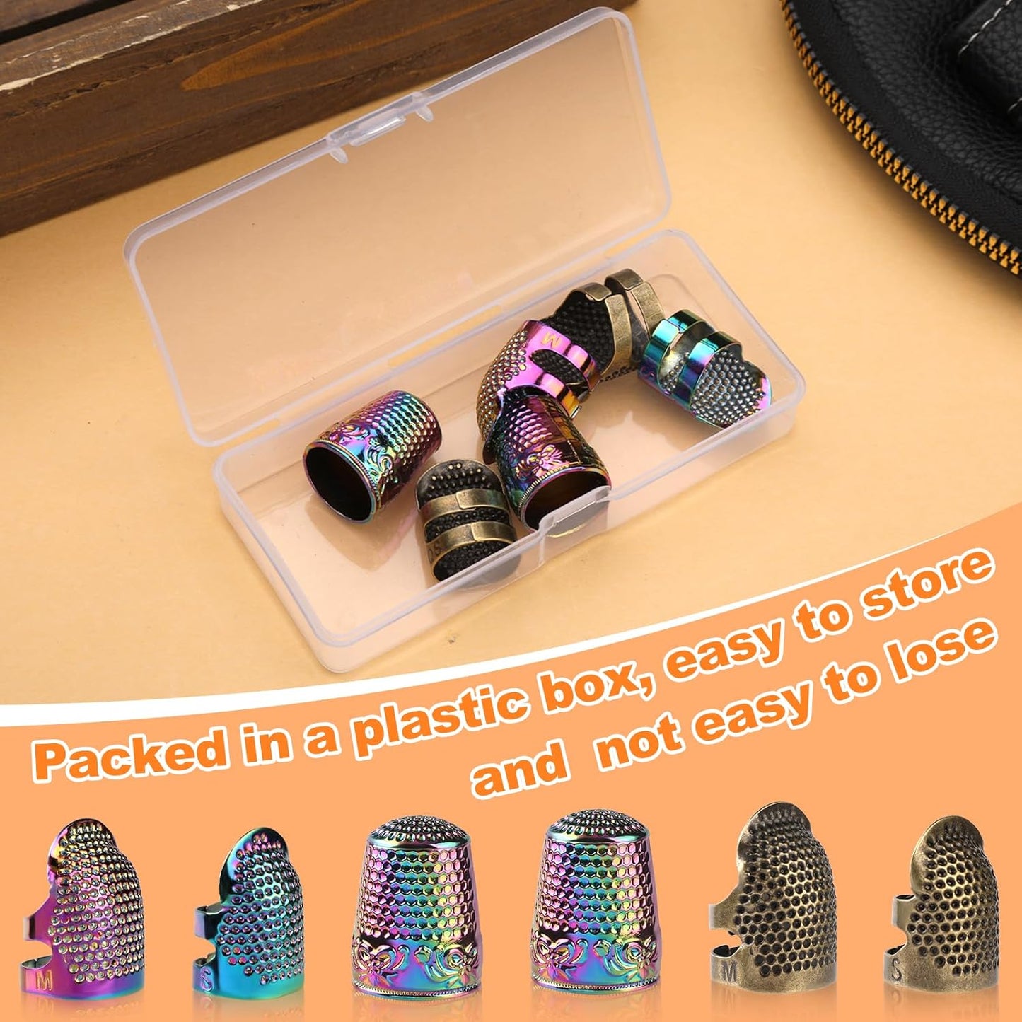 Sewing Thimble, Thimbles for Hand Sewing, Metal Thimbles for Hand Sewing, Needlework, Hand Embroidery Craft