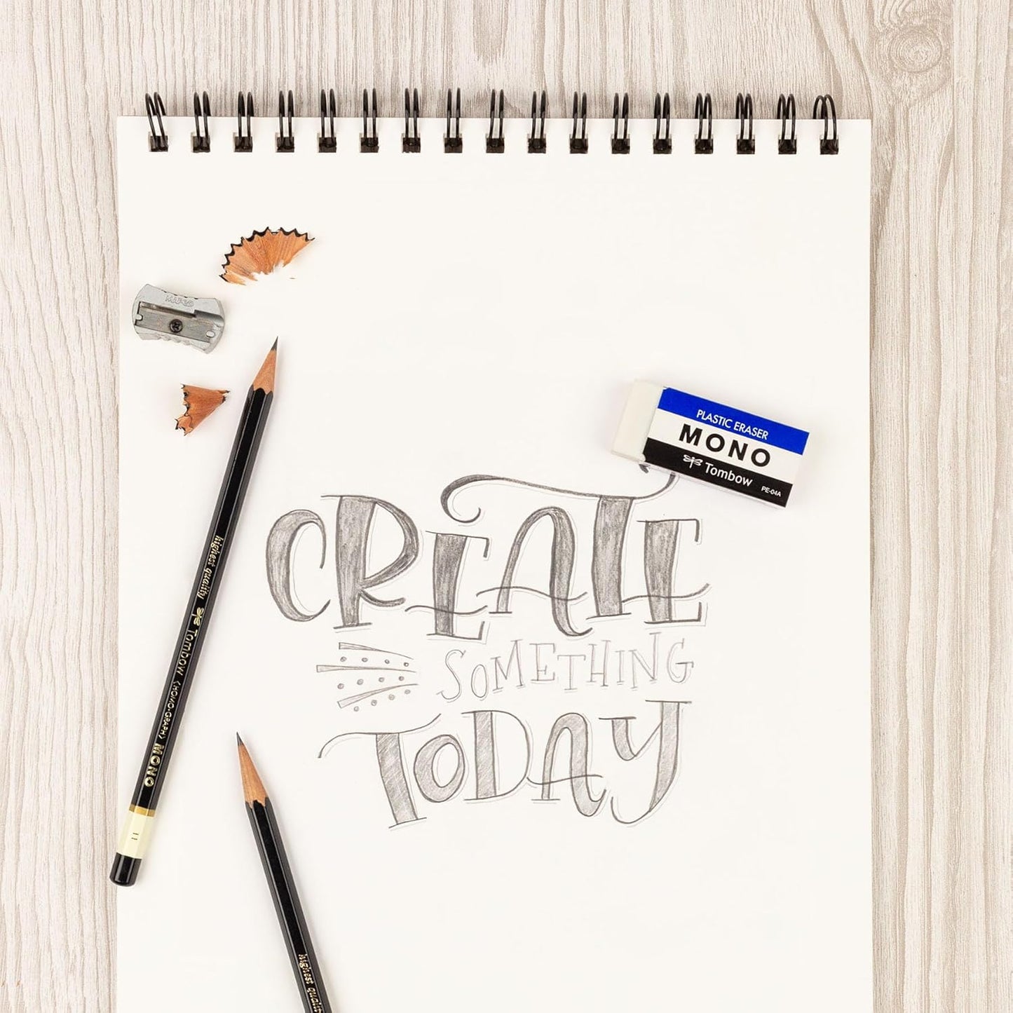 Tombow 57324 MONO Eraser, White, Medium, 3-Pack. Cleanly Removes Marks Without Damaging Paper