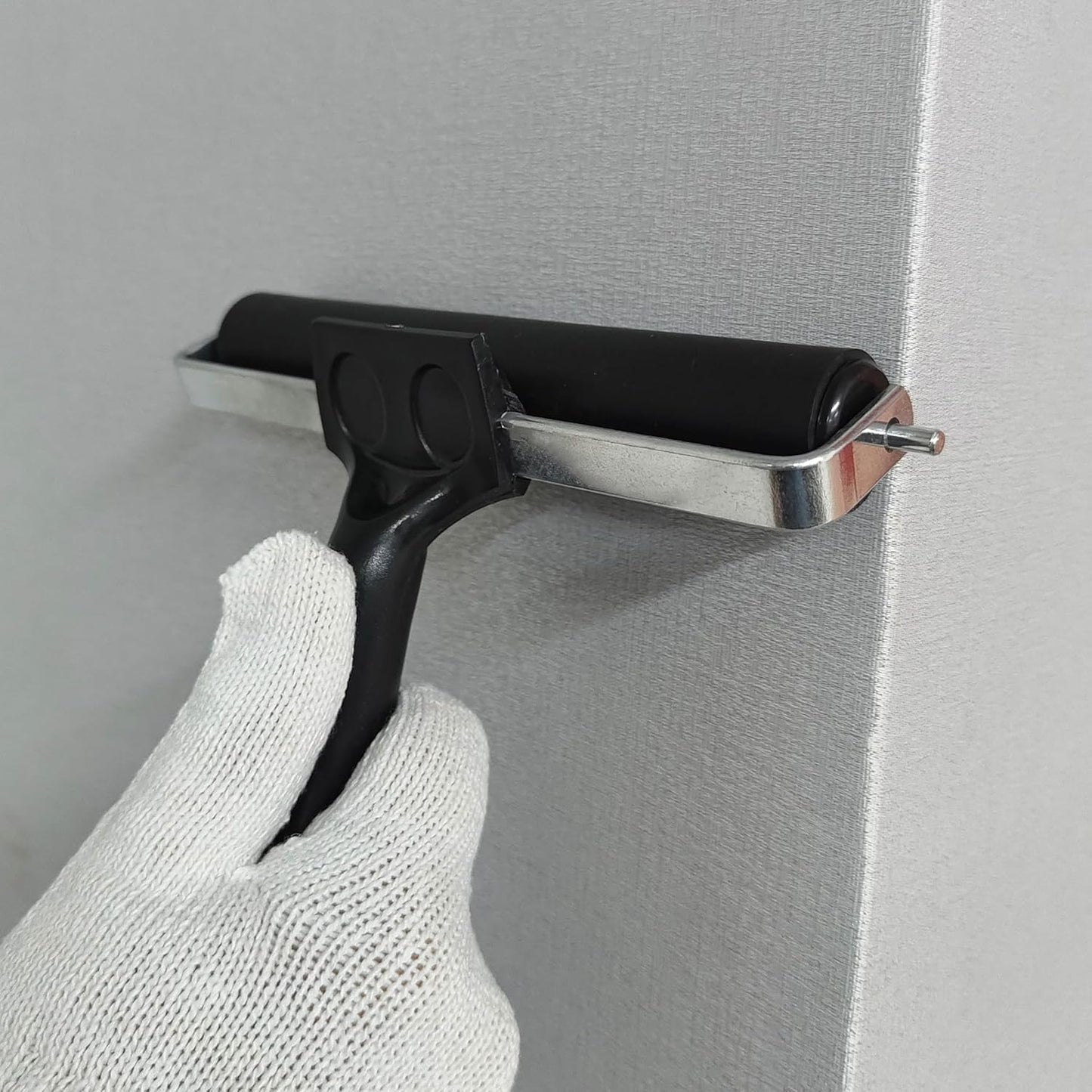 Printmaking Brayers,Rubber Roller, Brayer Ideal for Anti Skid Tape Construction Tools, Print, Ink and Stamping Tools,Crafting, Hard Rubber Roller Brayers, Vinyl Roller Ink Paint Brush (5.9in)