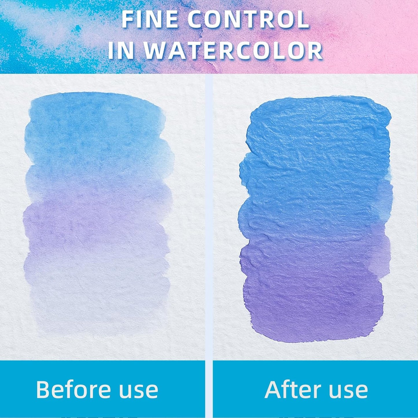 Falling in Art Professional Watercolor Texture Medium, Acid Free Thickening Medim for Impasto Effects, 2.5 Oz Bottle