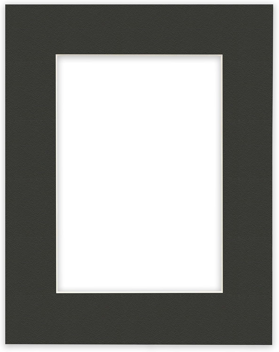 Craig Frames B572 Pre-cut Mat Board for 11x15 Print, 16x20, Pebble Black