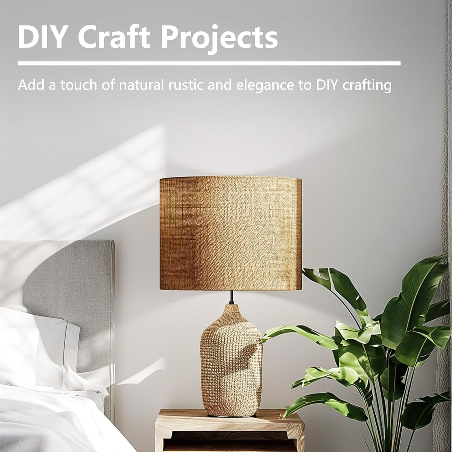 40“ x 80/160 Feet Burlap Roll Multipurpose Burlap Tree Wrap High Density Jute Fiber, Burlap Fabric for Gardening, Weed Barrier, Craft Projects and Party Decor (40in * 80ft)