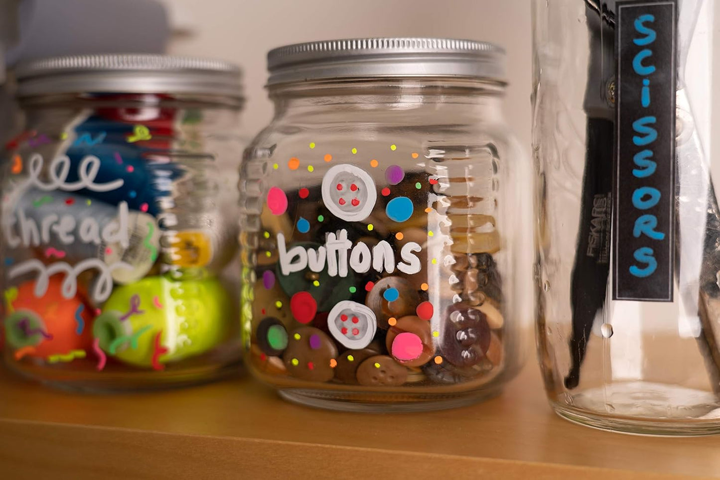 Bandle B. Chalk Markers - 8 Vibrant Fine Tip, Erasable, Non-Toxic, Water-Based, For Kids and Grown-Ups for Glass or Chalkboard Marker for Businesses, Restaurants, Liquid Chalk Markers (Vibrant 1mm)