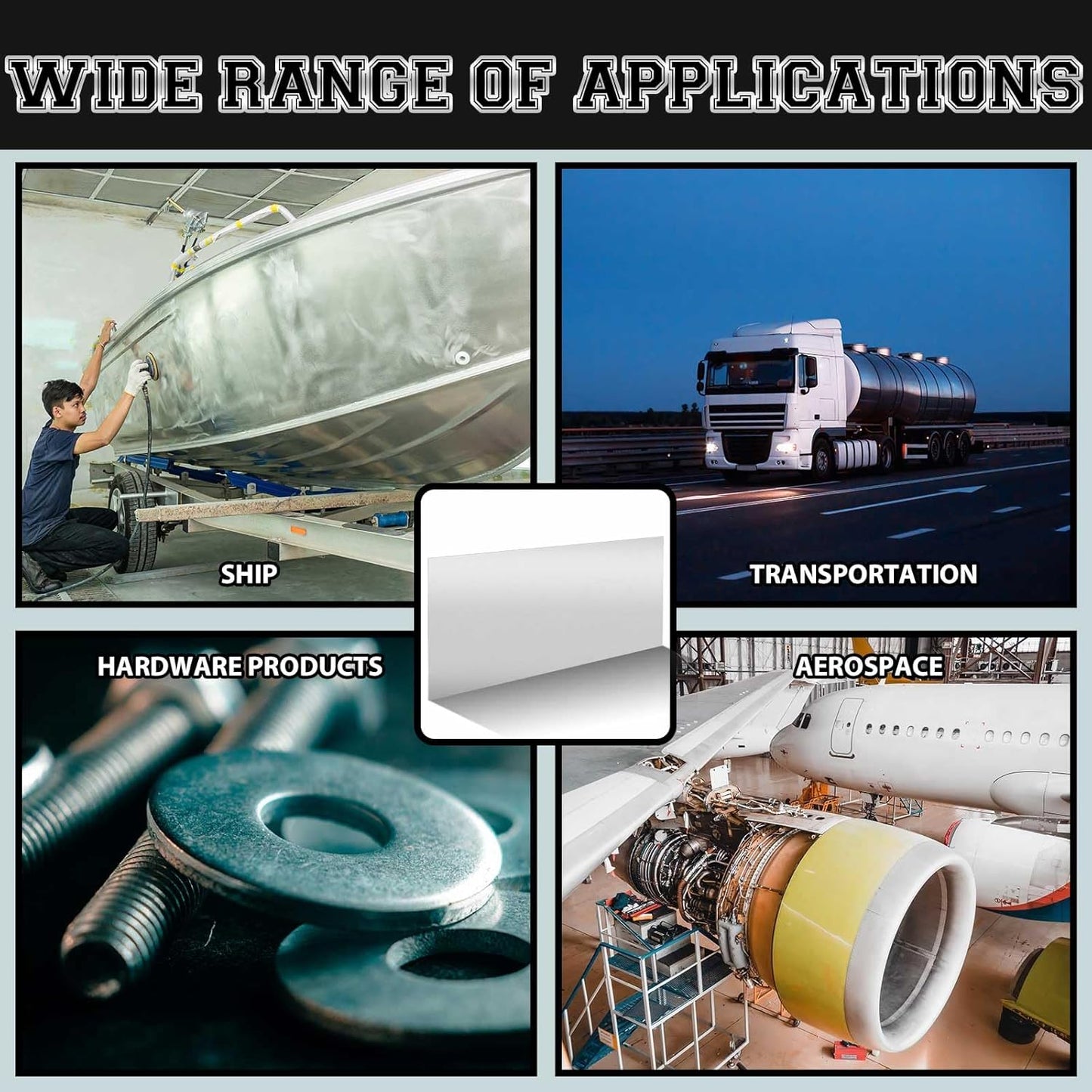 1 Pack 5052 Aluminum Sheet Metal 12" x 36" Aluminum Plate 1/8 (0.125'') Inch Thickness Rectangle Metal Panels for Industry Crafting Handcraft DIY Projects