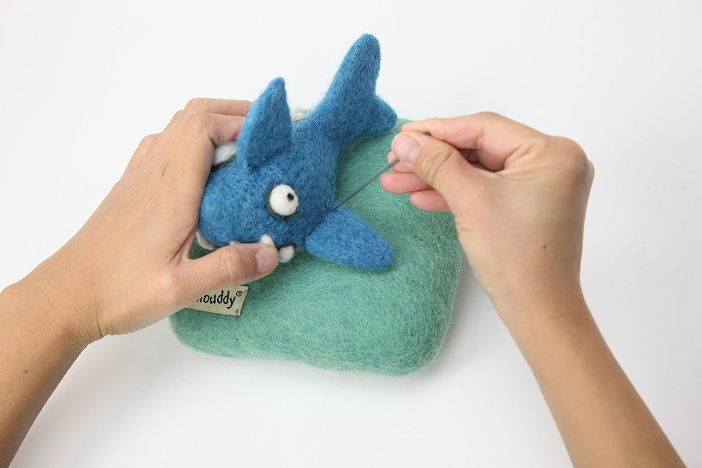 Woolbuddy Needle Felting Wool Mat β 6x6x1.5 Inch Pad for Felting Projects β Durable, Eco-Friendly Alternative to Foam Felting Pads β Ideal for Felting Supplies & Tools (Lavender)