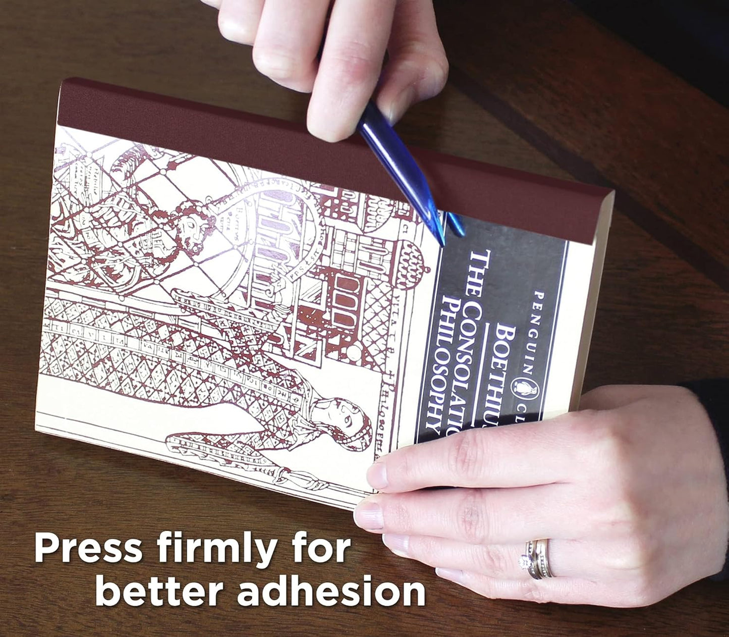 BookGuard 1-1/2 Inch Vinyl-Coated Cotton Cloth Bookbinding Repair Tape, 15 Yard Roll, Burgundy