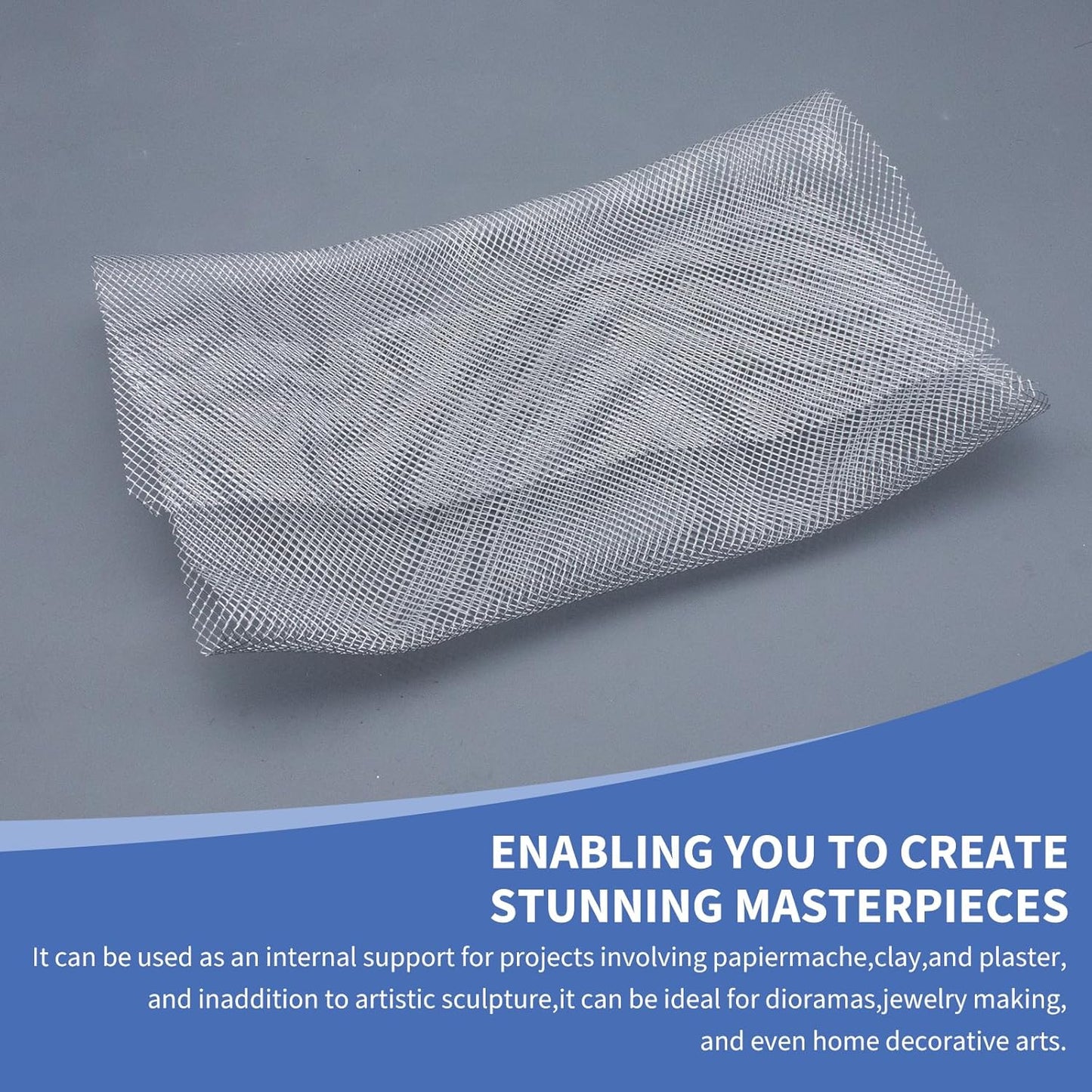 24 Inch by 10 Foot Sculpting Wire Mesh, Aluminum Wire Mesh for Arts and Craft,Sculpting Mesh Roll 24 Inch×10 Foot, Stainless Mesh Screen for Sculpting Clay DIY Projects Jewelry Making