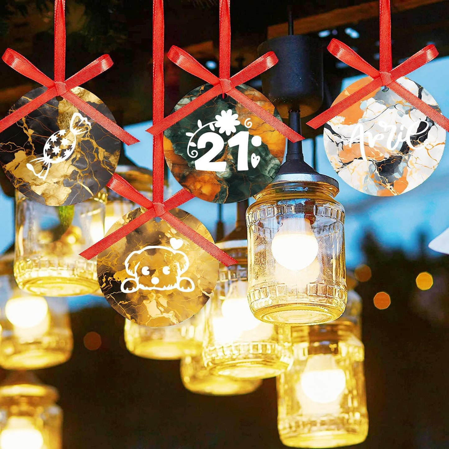 Sublimation Transfer Sheets for Heat Press Machine,Orange Gold Marble Sublimation Sheets for Tumblers Blanks Tshirts,6 Sheets 12x12inch