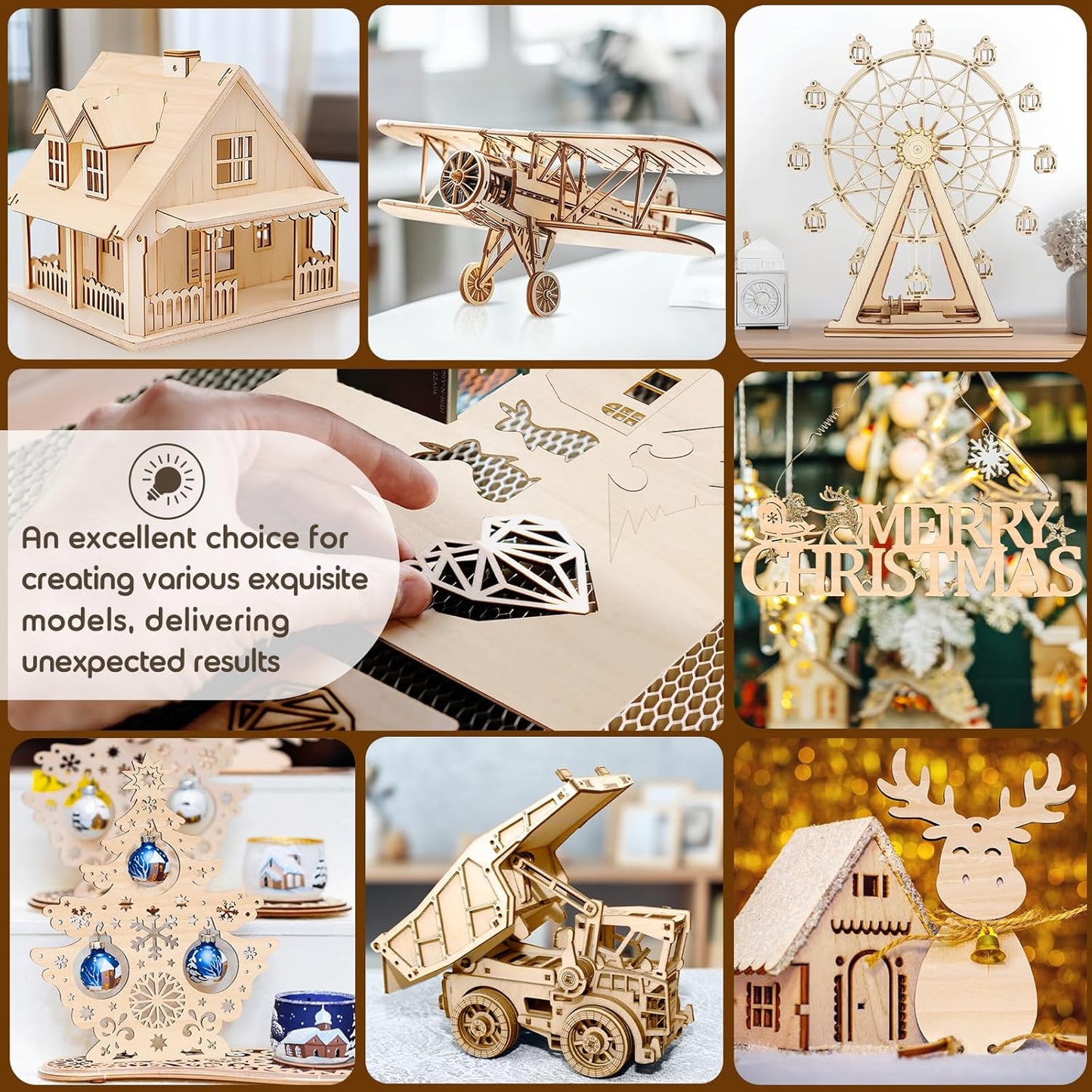 12 PCS 12x20x1/8 Inch Basswood Sheets, MAPRIAL Smooth 3mm Plywood for Laser Cutting, Unfinished Wood Board for Engraving, Wood Burning, Painting, Crafts, Ornaments, Models, Cutter, Engraver, Gifts